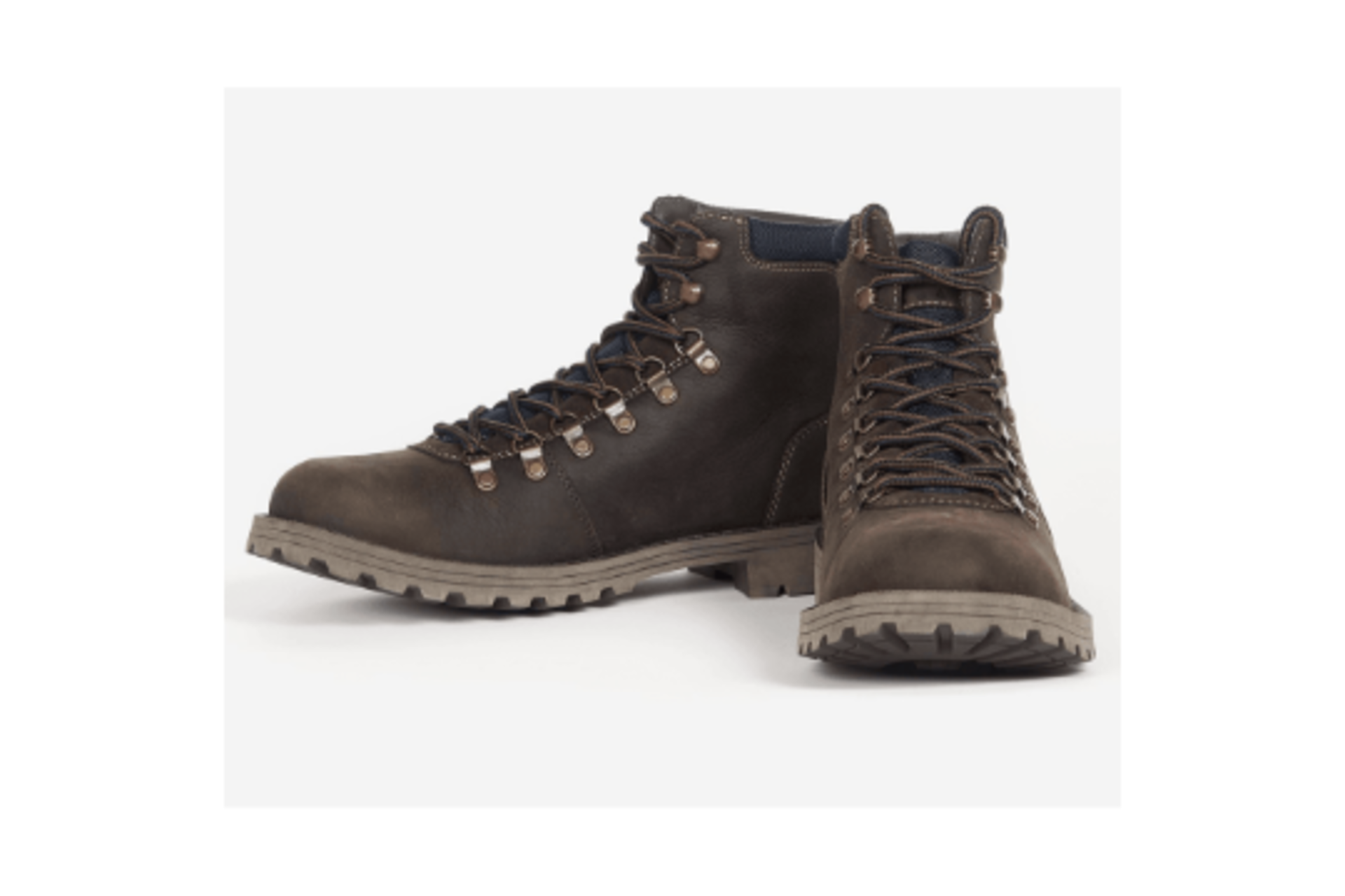 RRP £159 - New Size 8 Barbour Oak Quantock Hiker Boots NO VAT - Image 2 of 3