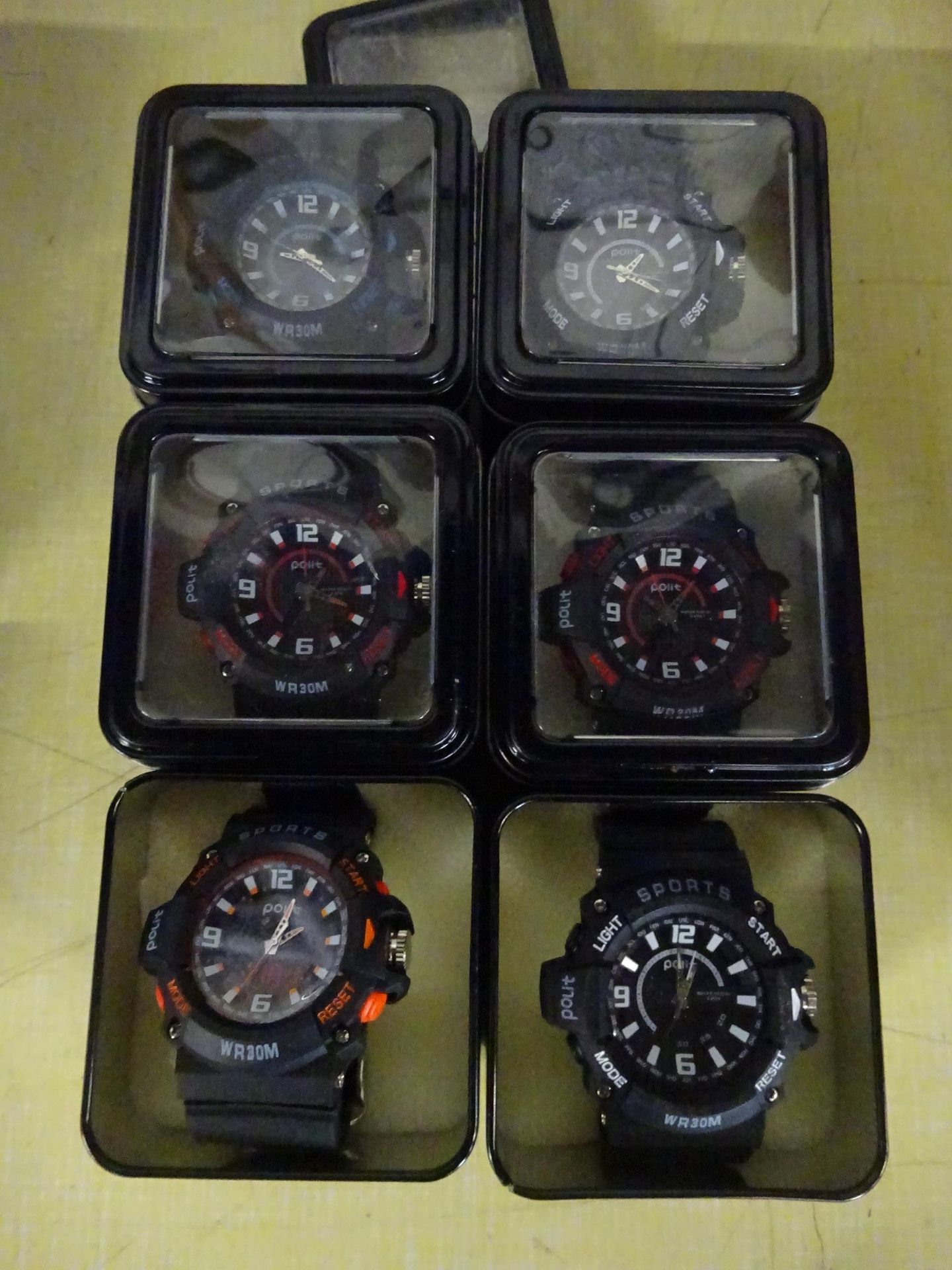 X 6 POLIT WATCHES