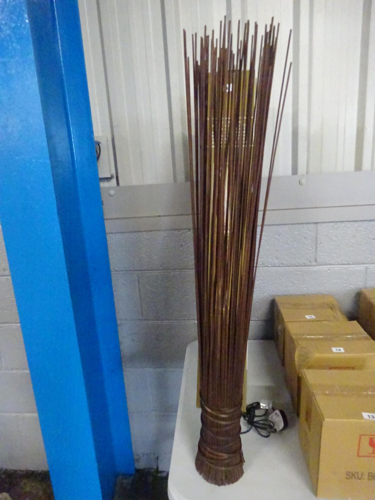 BROWN 100CM INDOOR BAMBOO LIGHT - NEW