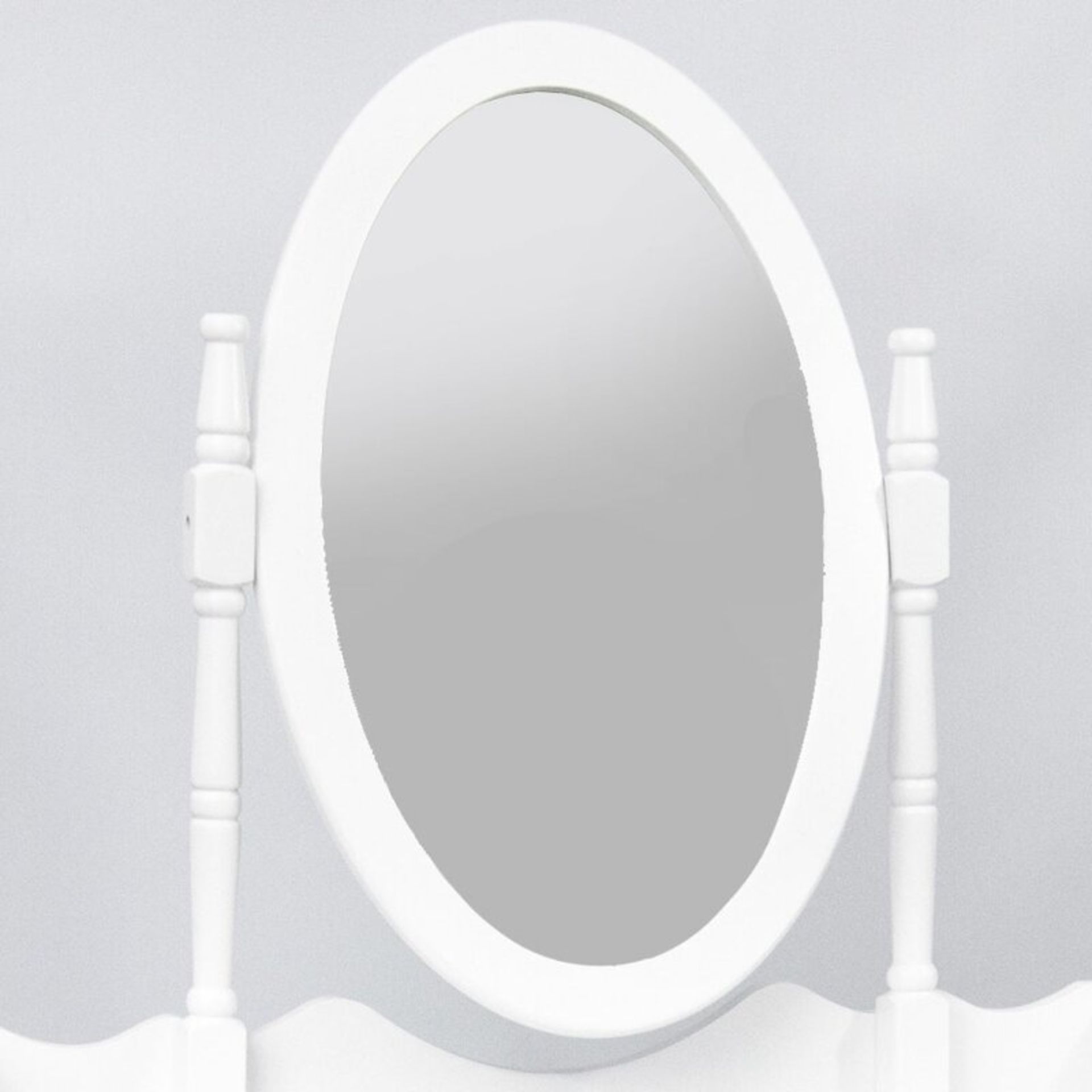 Beecroft Dressing Table Set with Mirror - RRP £145.99. - Image 3 of 4