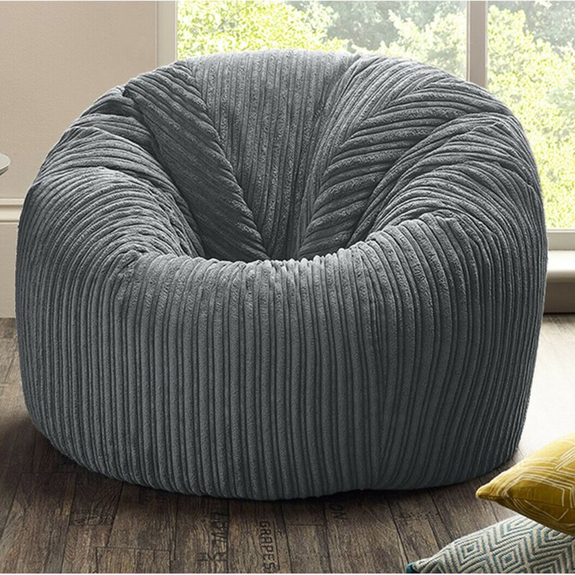 Jumbo Cord Classic Bean Bag - RRP £69.99.