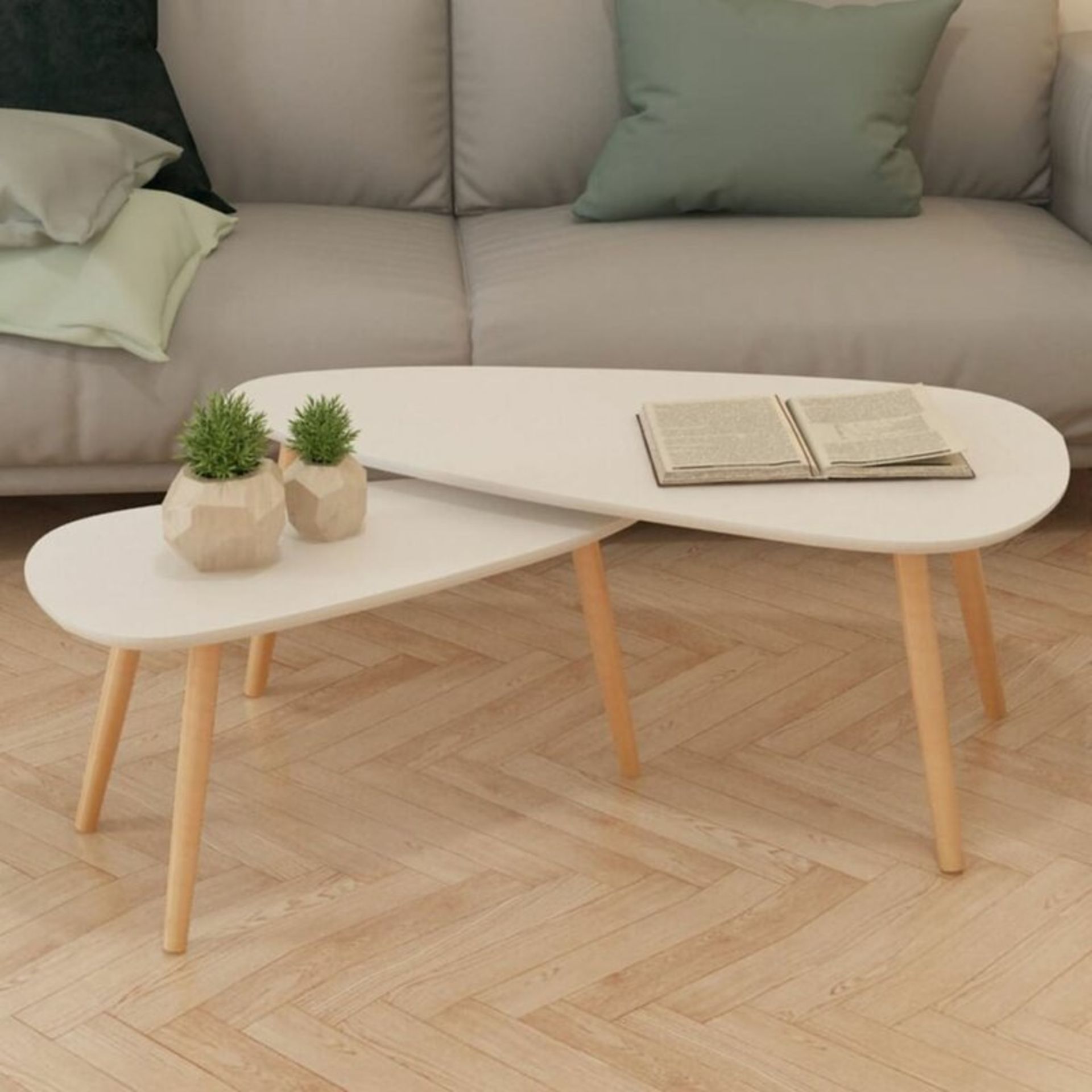 Emely 3-Legs Coffee Table - RRP £92.99. - Image 2 of 4