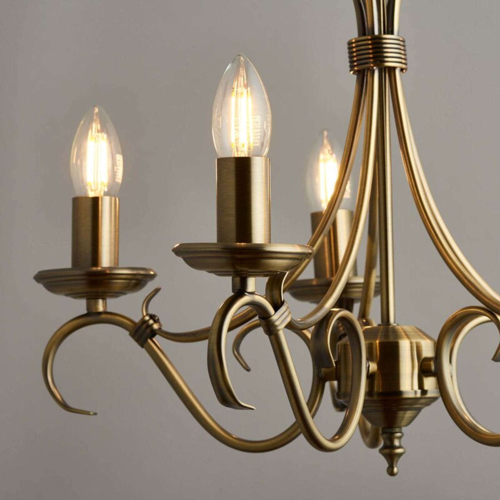 Barney 5-Light Candle Style Chandelier - RRP £132.00. - Image 3 of 4