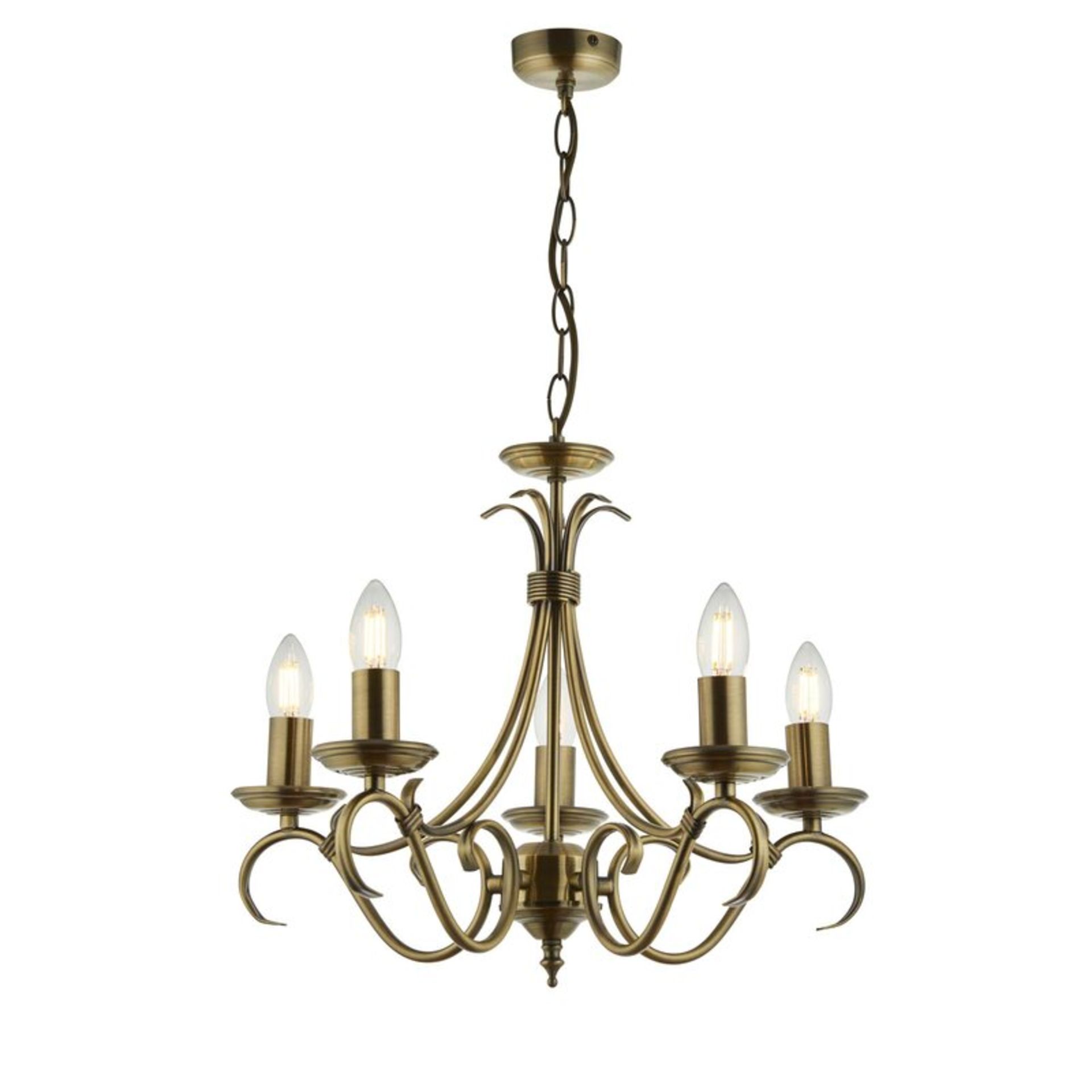 Barney 5-Light Candle Style Chandelier - RRP £132.00. - Image 2 of 4