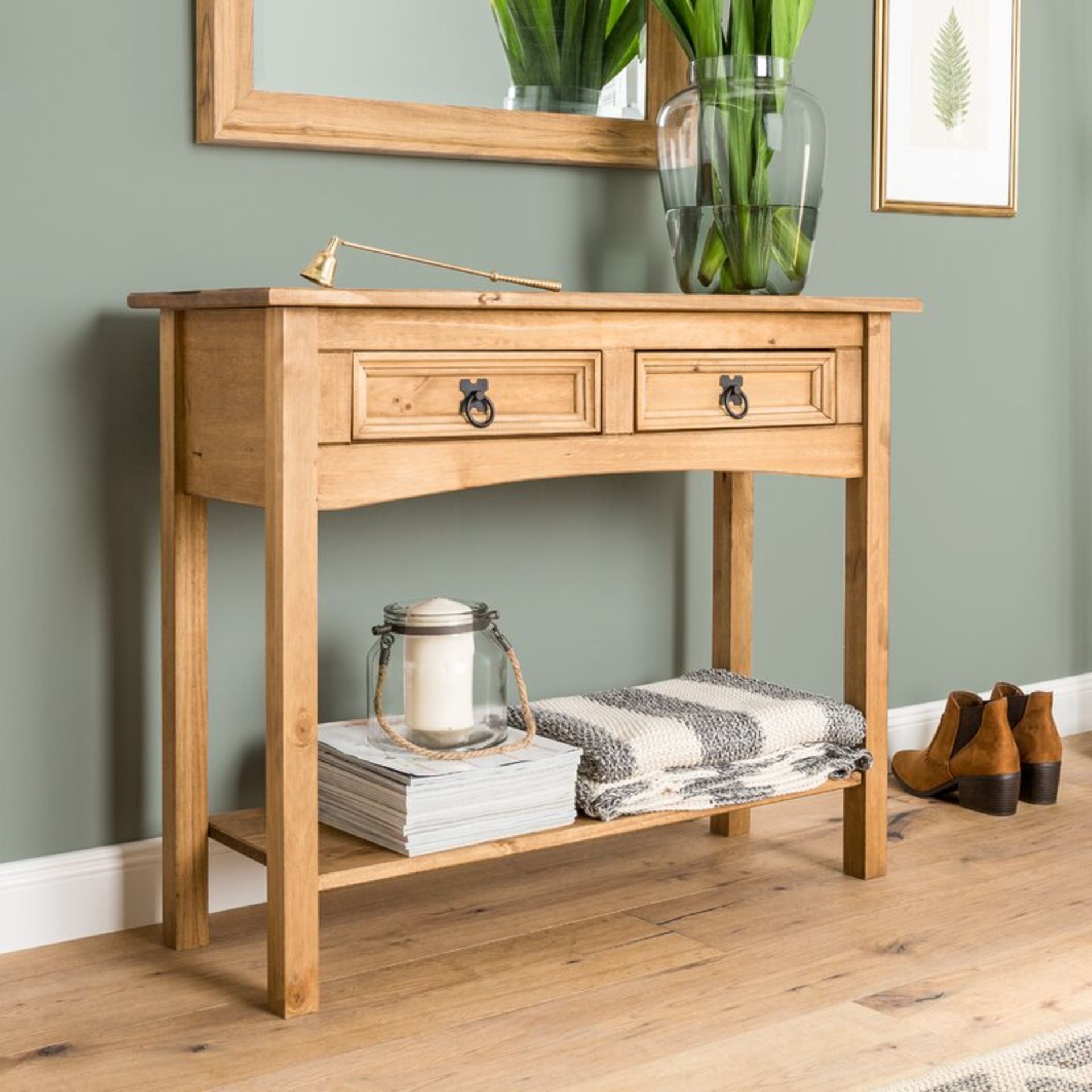 Dodge 83Cm Solid Wood Console Table - RRP £96.99. - Image 2 of 6