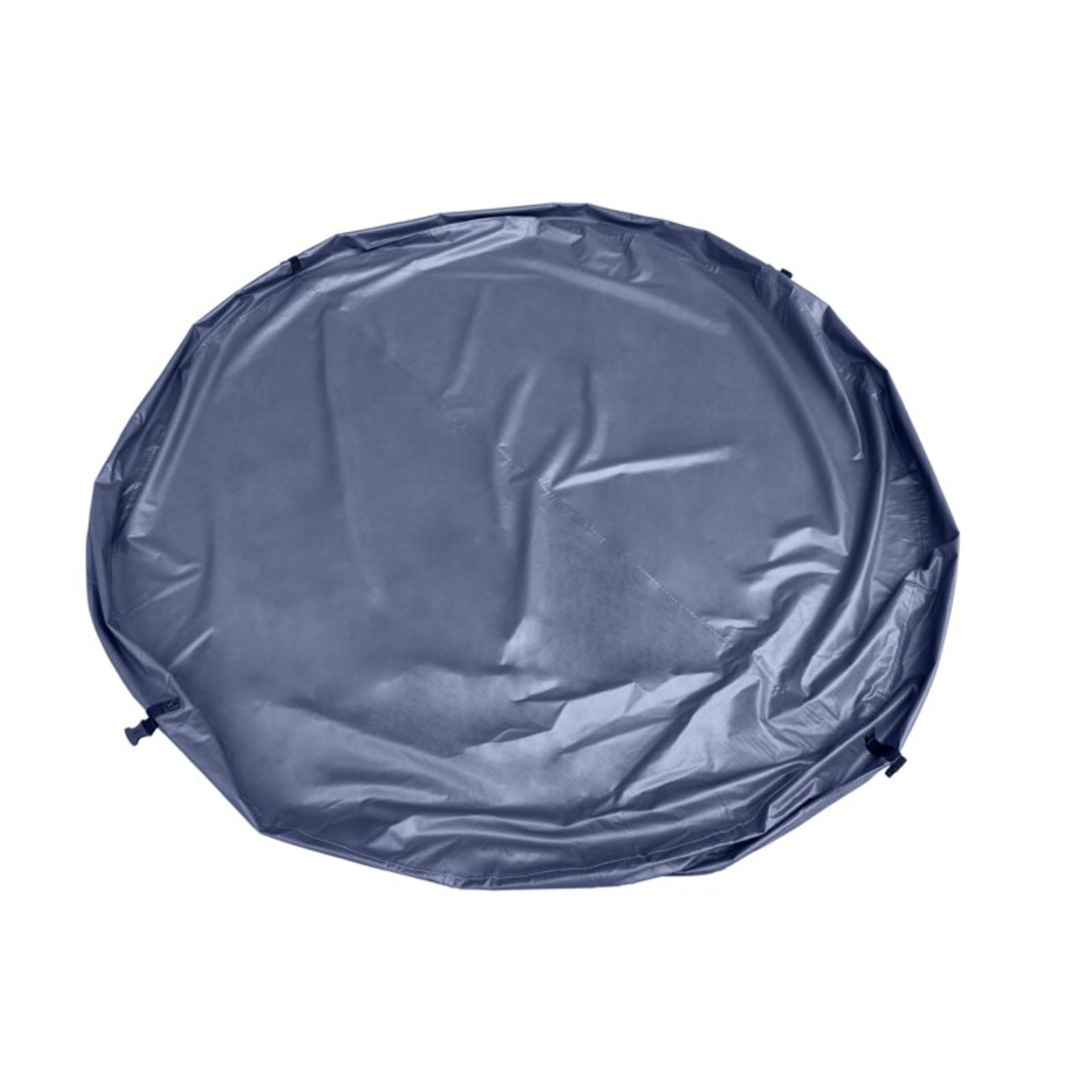 Eugroundlevel 4 - Person 108 - Jet Round Inflatable Hot Tub in Blue - RRP £569.99. - Image 3 of 7