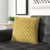 X6 Judith Geometric Cushion with Filling - RRP £12.99.