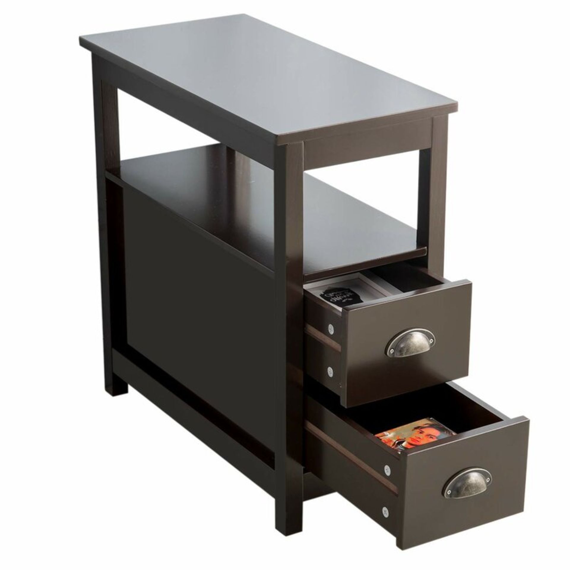 Hogan 2 Drawer Bedside Table - £119.99. - Image 2 of 4