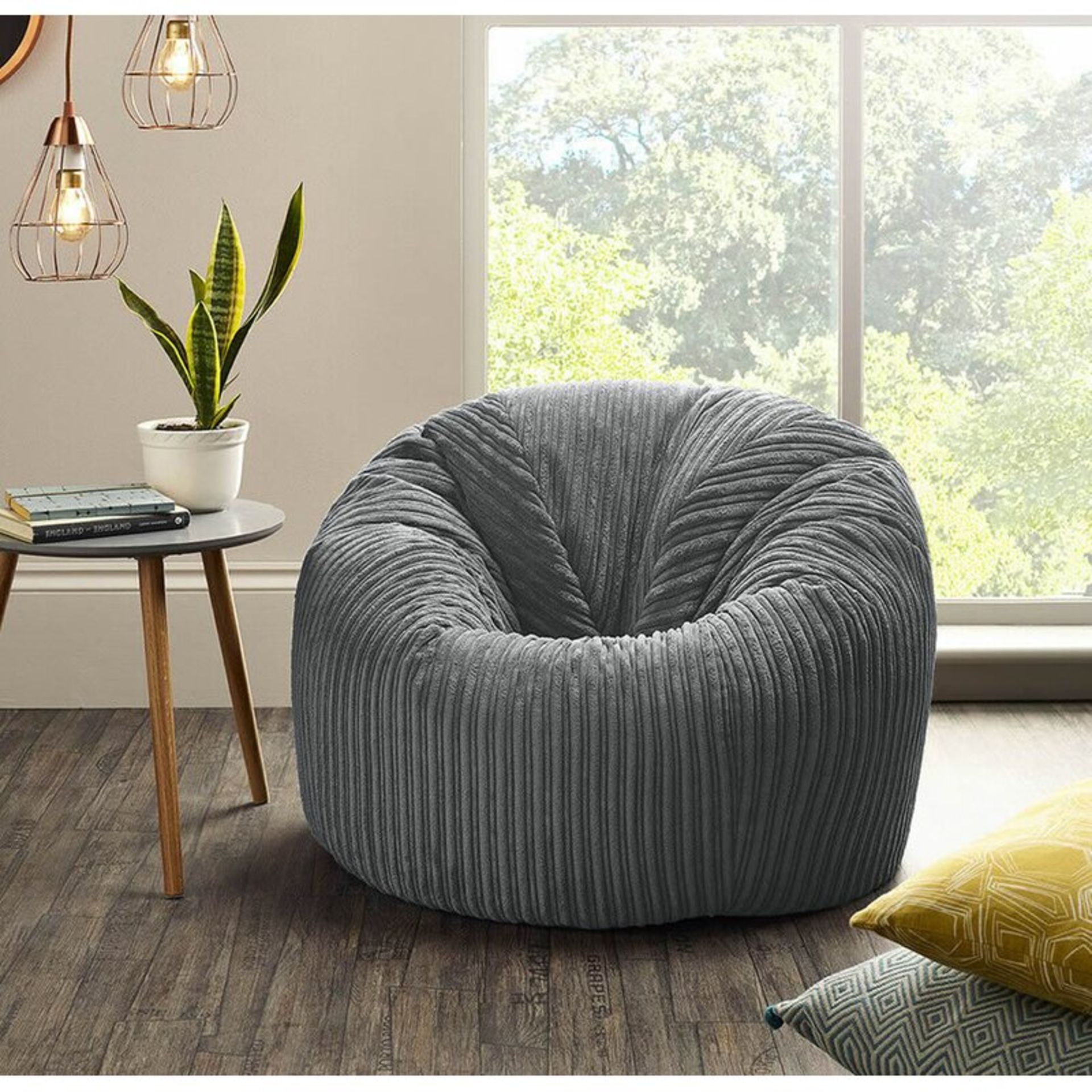 Jumbo Cord Classic Bean Bag - RRP £69.99. - Image 2 of 2