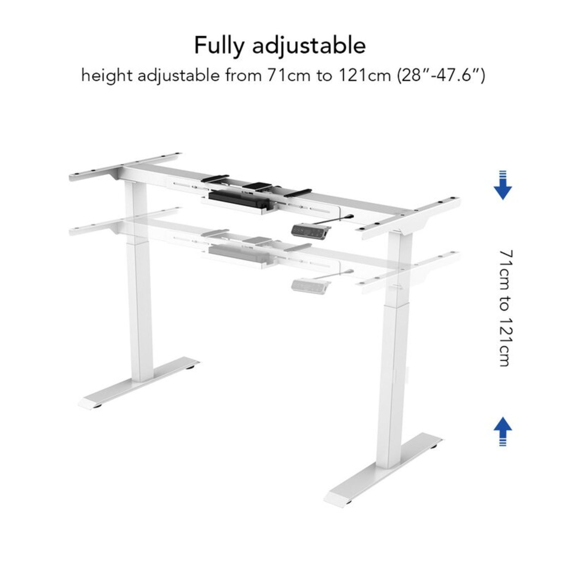 Sanodesk Ez1 Height Adjustable Standing Desk - RRP £395.99 - Image 5 of 5