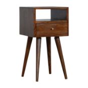 Jessa 1 Drawer Solid Wood Bedside Table - RRP £129.99.