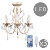 Odelia 3-Light Candle Style Chandelier - RRP £50.00.