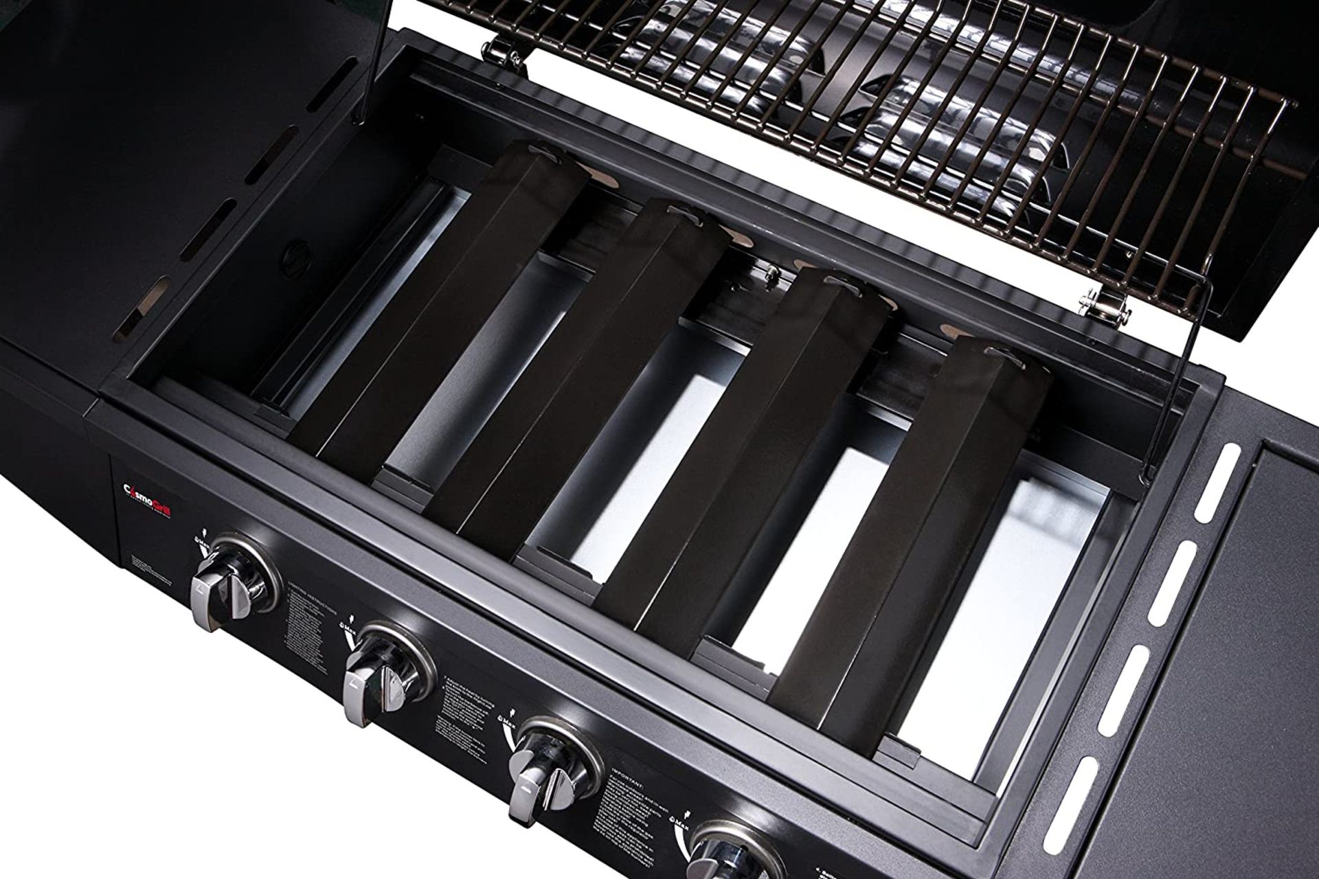 CosmoGrill 4+1 Gas Burner Garden Grill BBQ Barbecue w/Side Burner & Storage - RRP £939.99. - Image 5 of 6