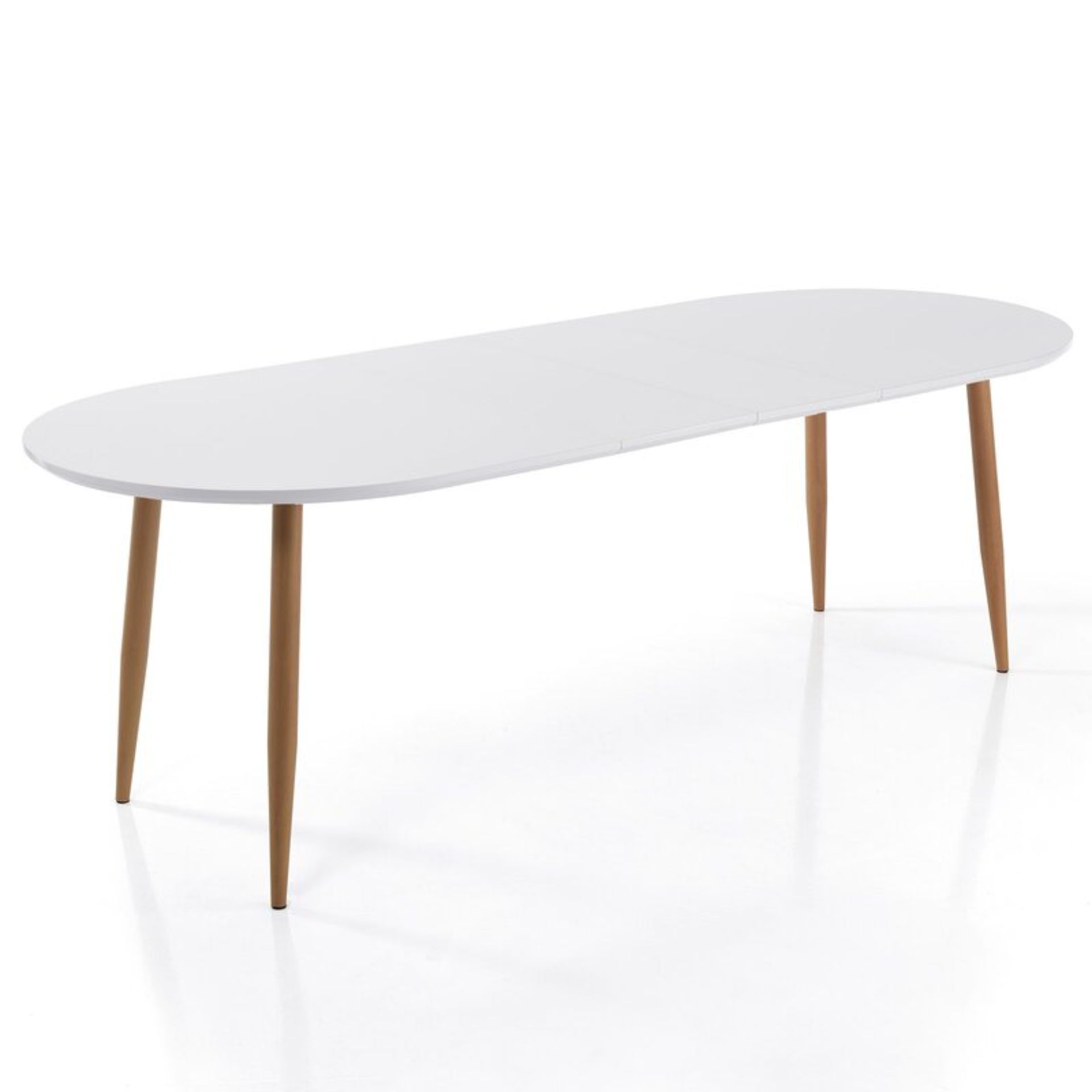 Lunsford Extendable Solid Oak Dining Table - RRP £789.99. - Image 2 of 3