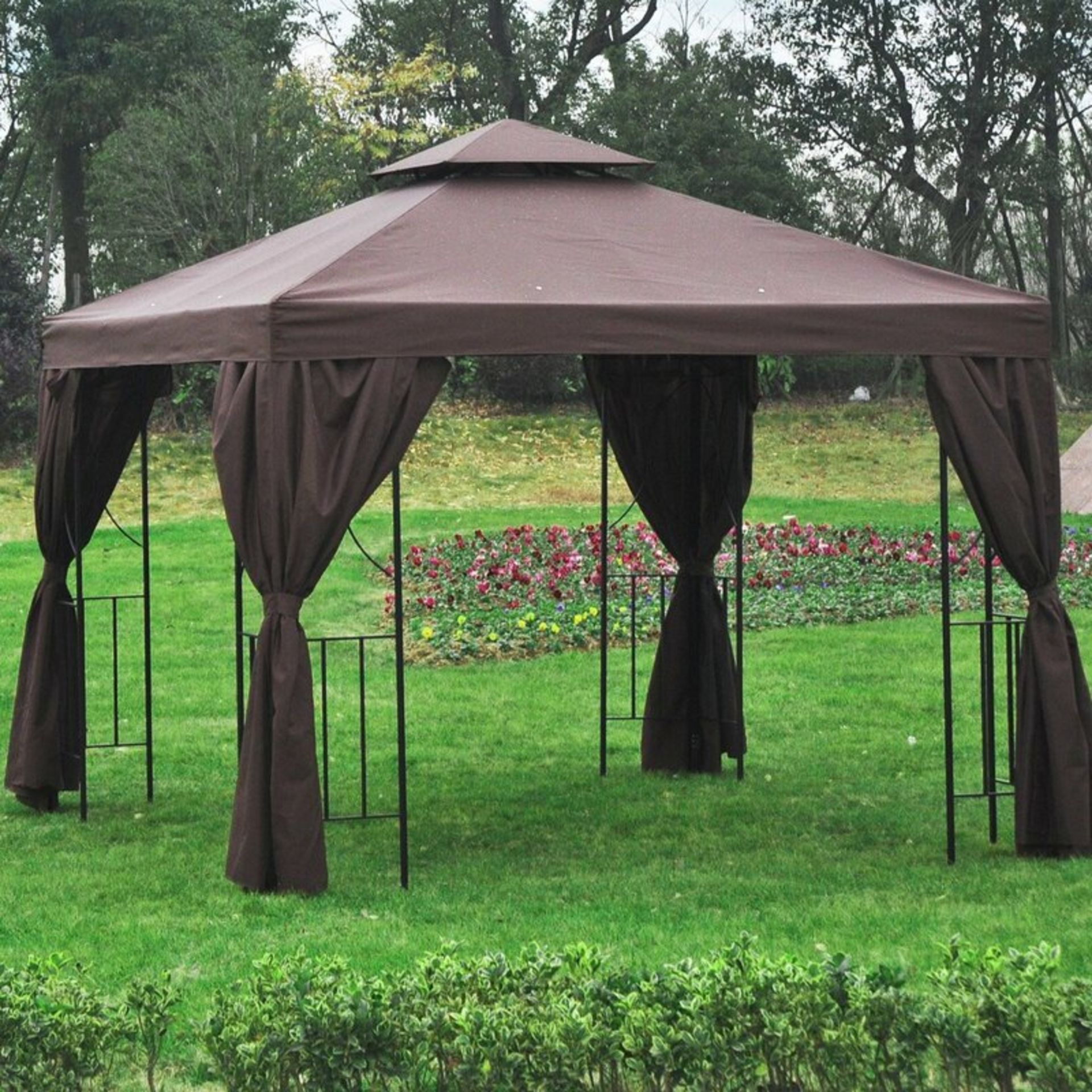 3m W x 3m D Metal Gazebo - RRP £304.99