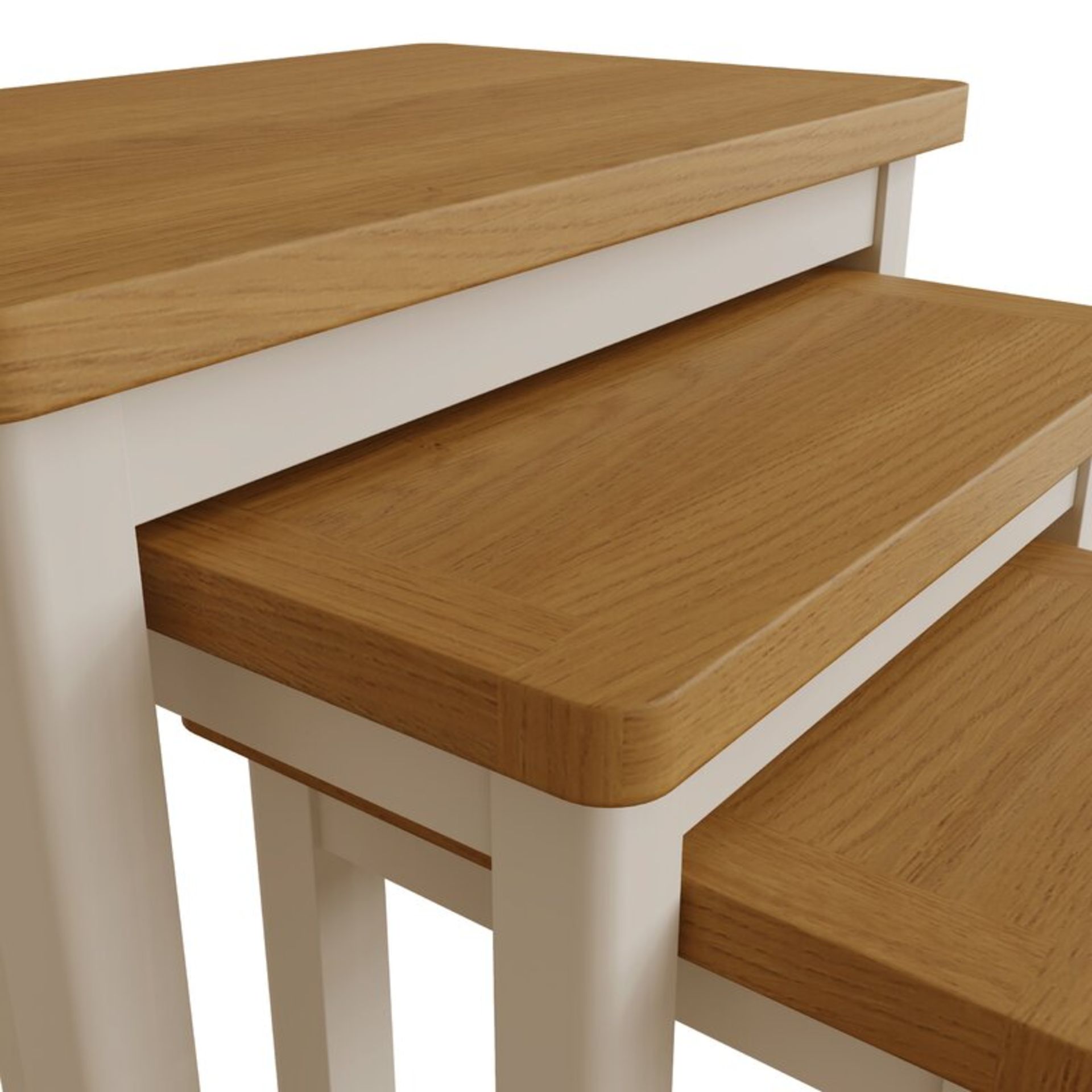 Lille 3 Piece Nest of Tables - RRP £175.99. - Image 3 of 4