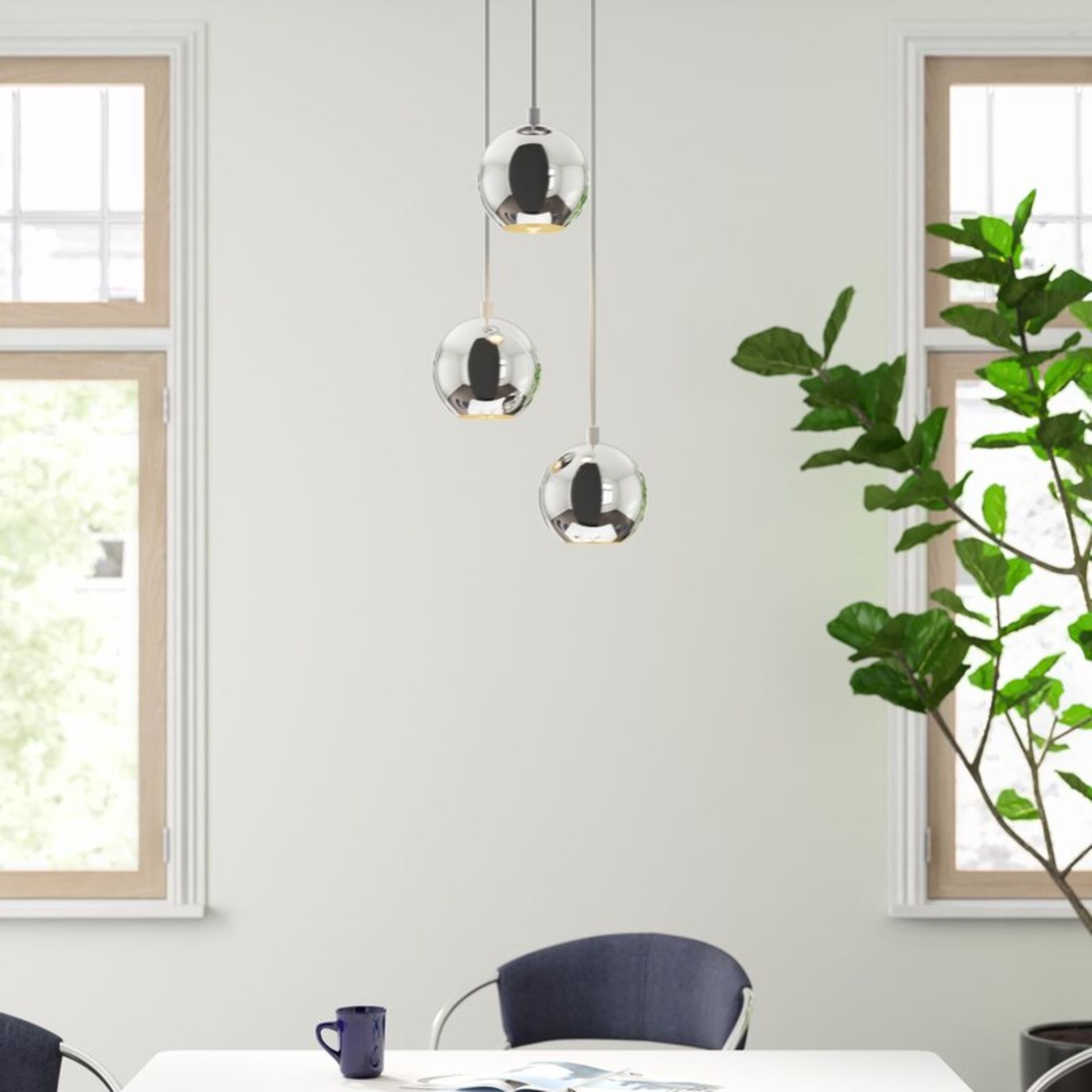 Kerry 3-Light Cluster Pendant - RRP £59.99.