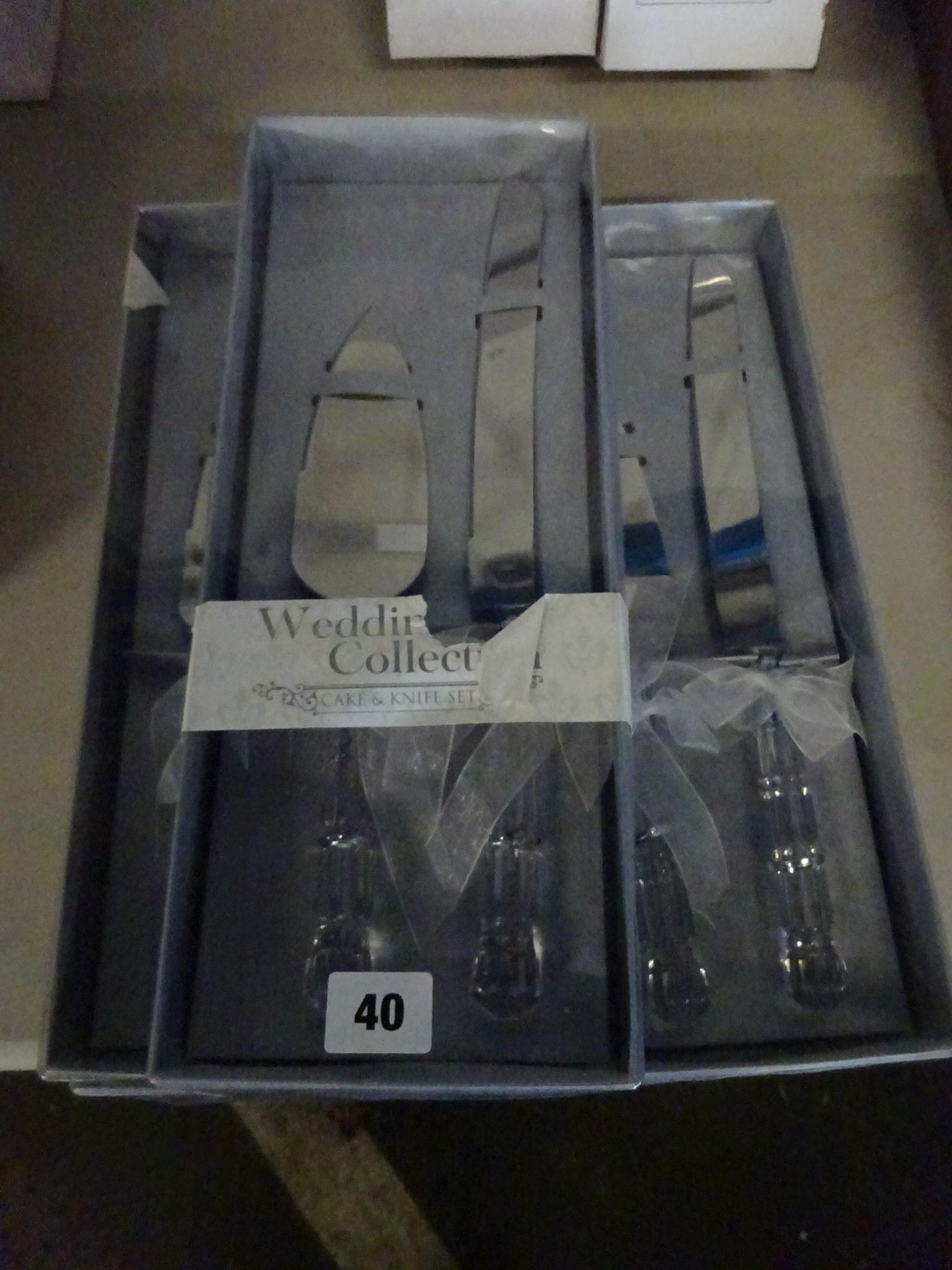 X5 WEDDING COLLECTION CAKE & KNIFE SETS