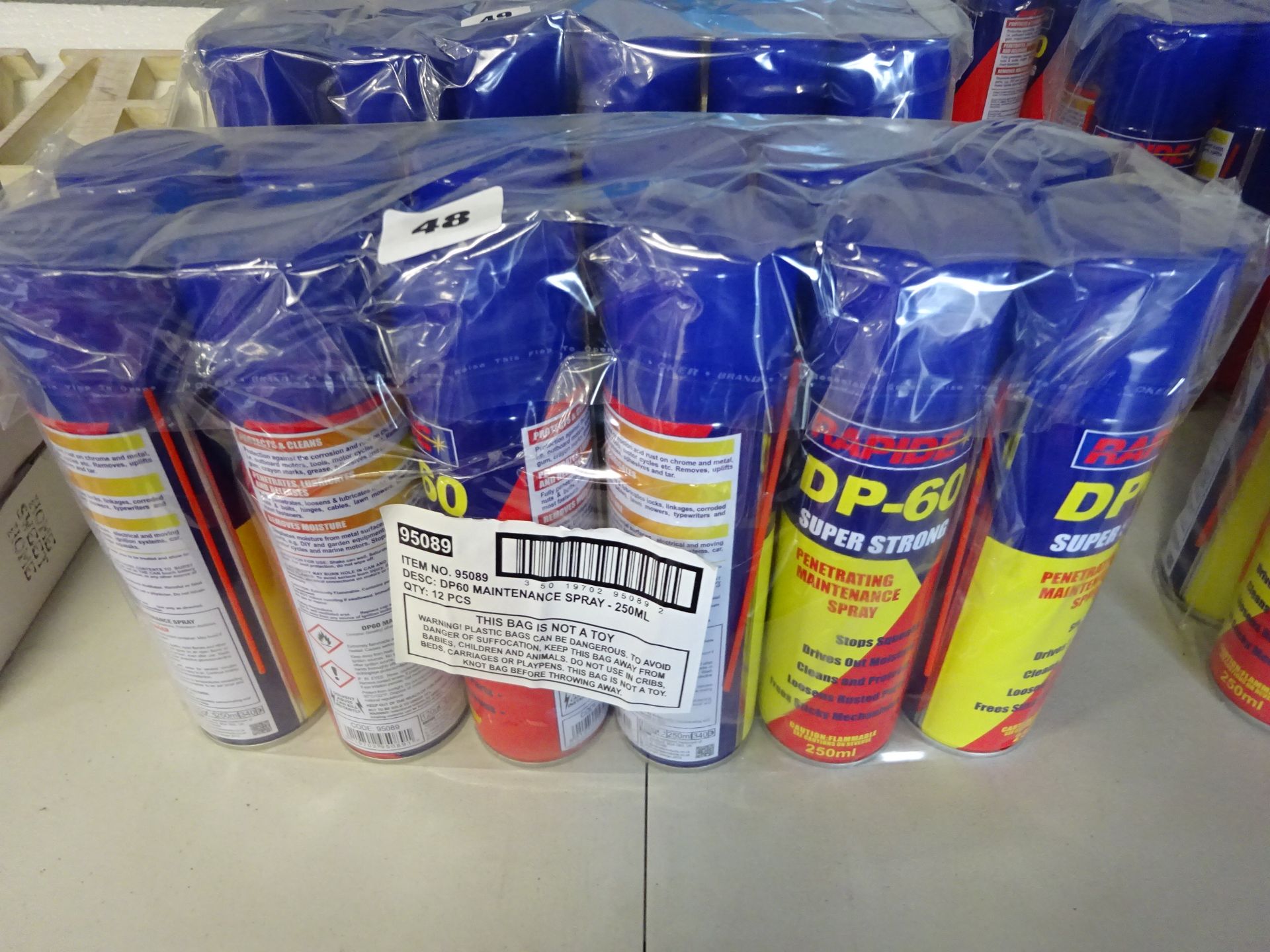 X12 250ML CANS OF DP60 MAINTENANCE SPRAY