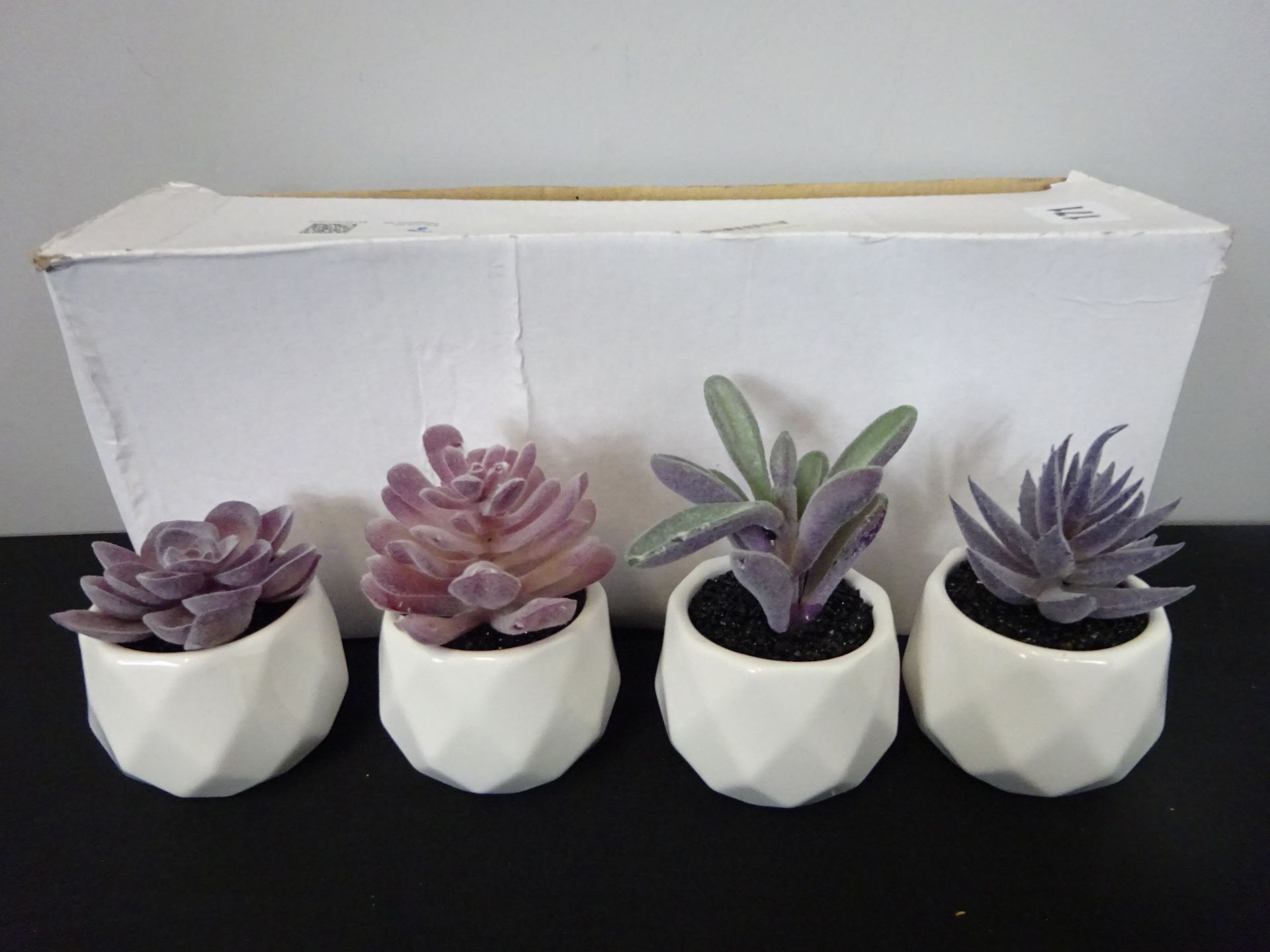 New 4 Small Articfical Plants