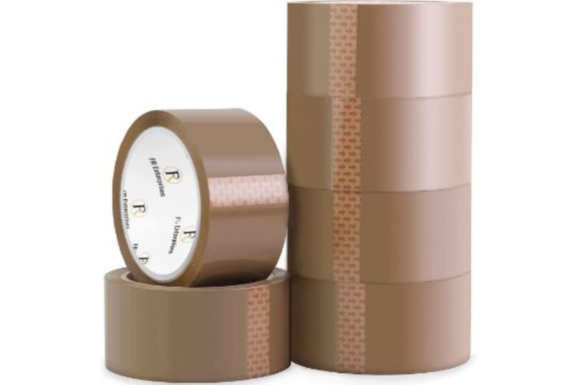 x6 Rolls 48mm x 66m Brown Packing Tape