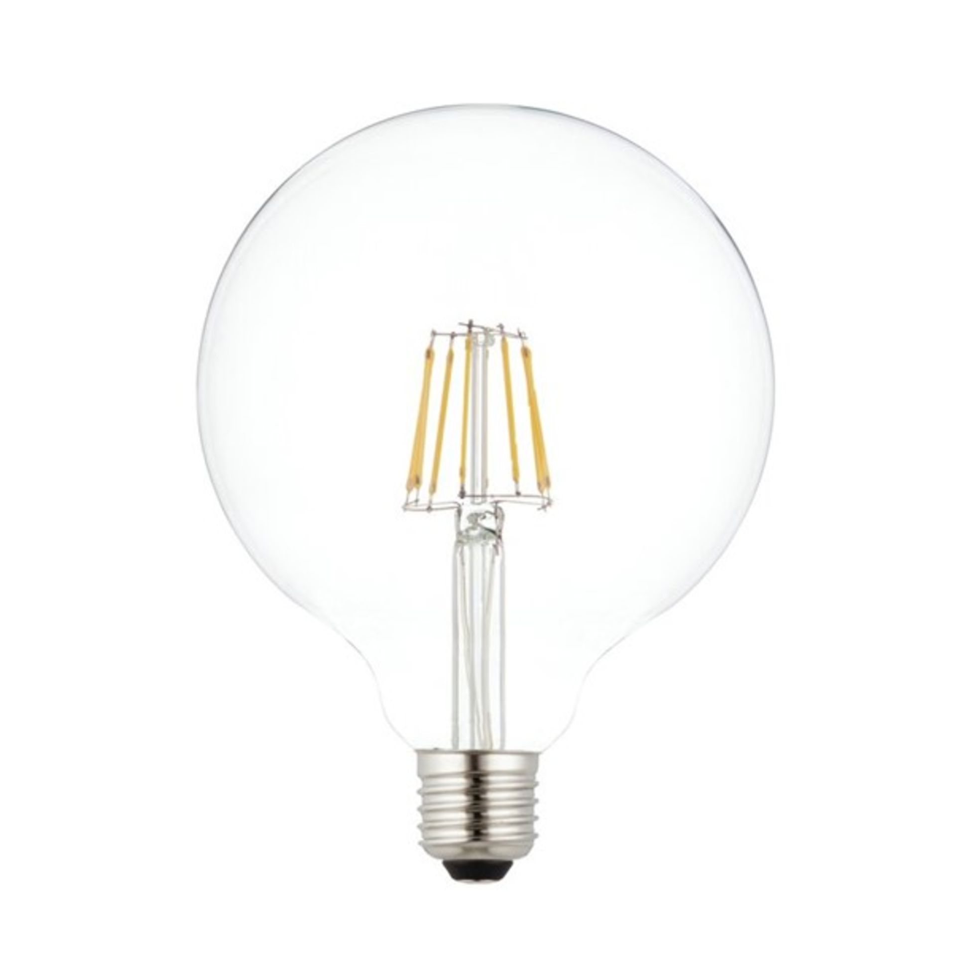 x2 7W LED E27 Vintage Globe Light Bulb - RRP £30.00. - Image 2 of 2