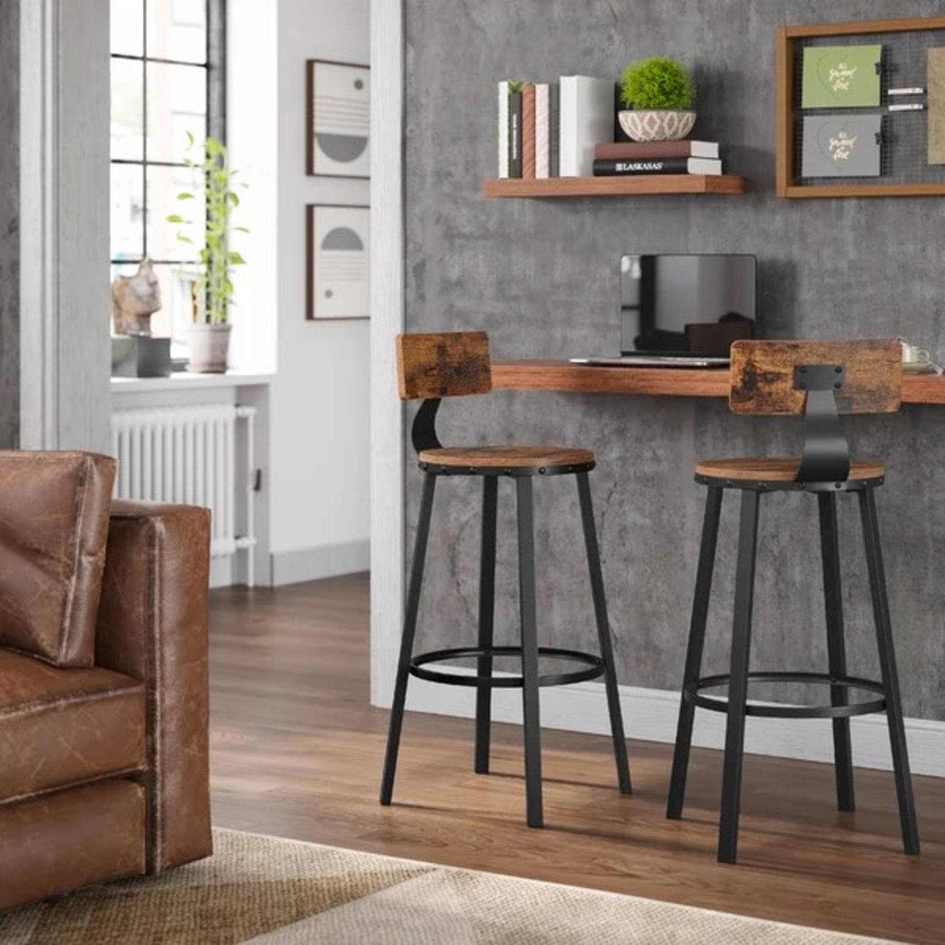 Shakir 73.2cm Bar Stool (Set of 2) - RRP £109.99.