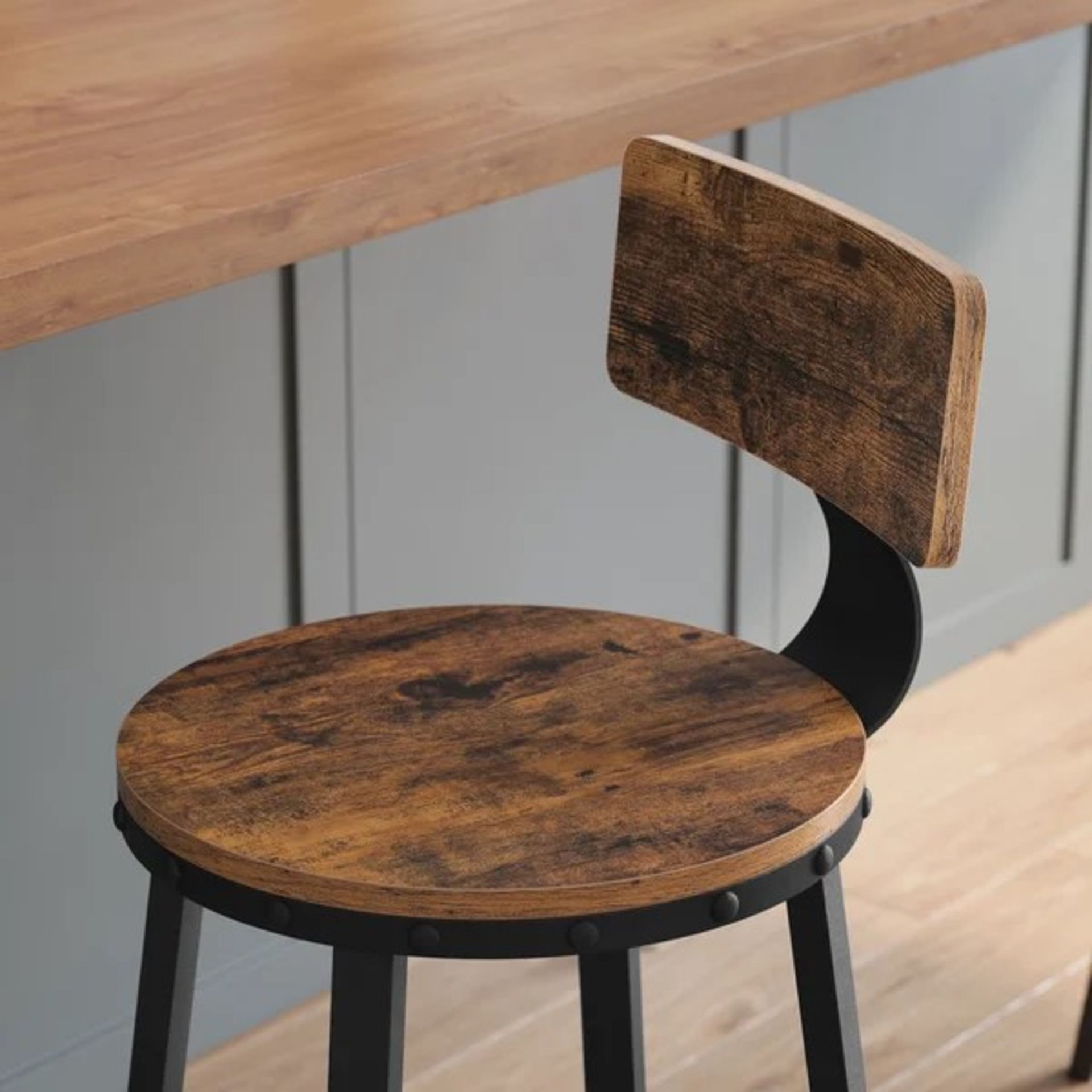 Shakir 73.2cm Bar Stool (Set of 2) - RRP £109.99. - Image 4 of 4