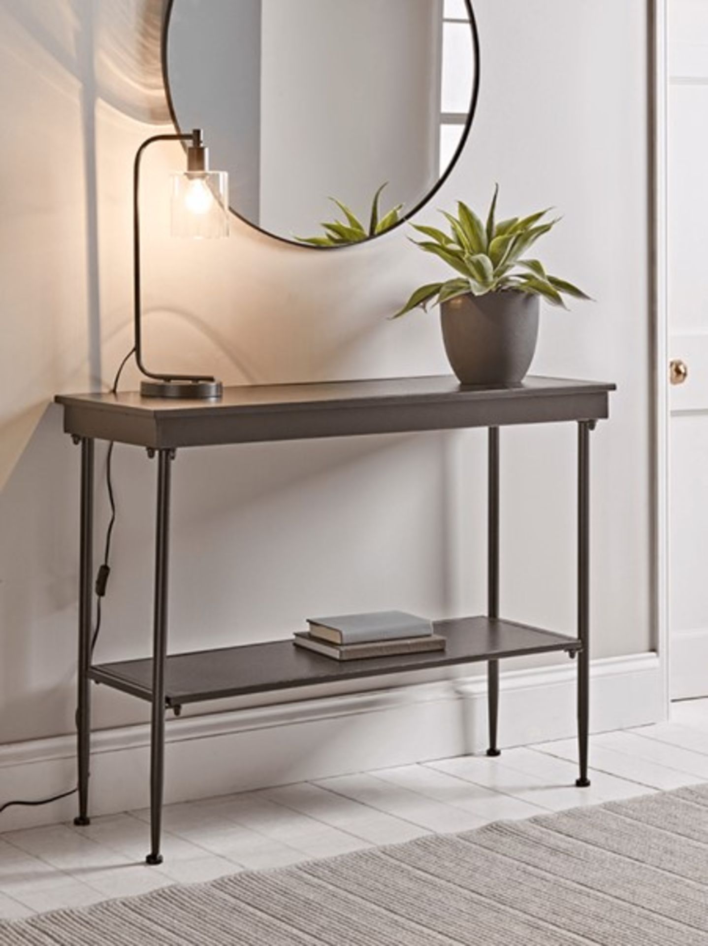 RRP £350 - Iron Console Table (Dented)