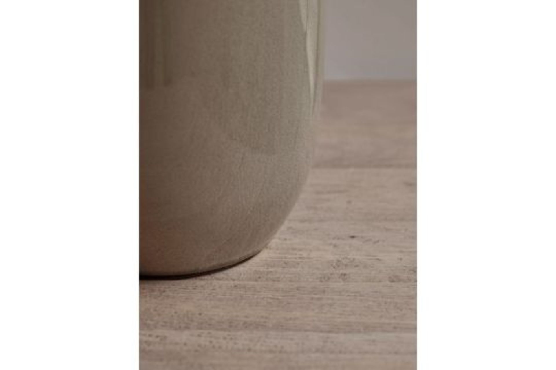 RRP £125 - Taupe Crackle Glaze Table Lamp (Crack On Lamp) - Image 5 of 7