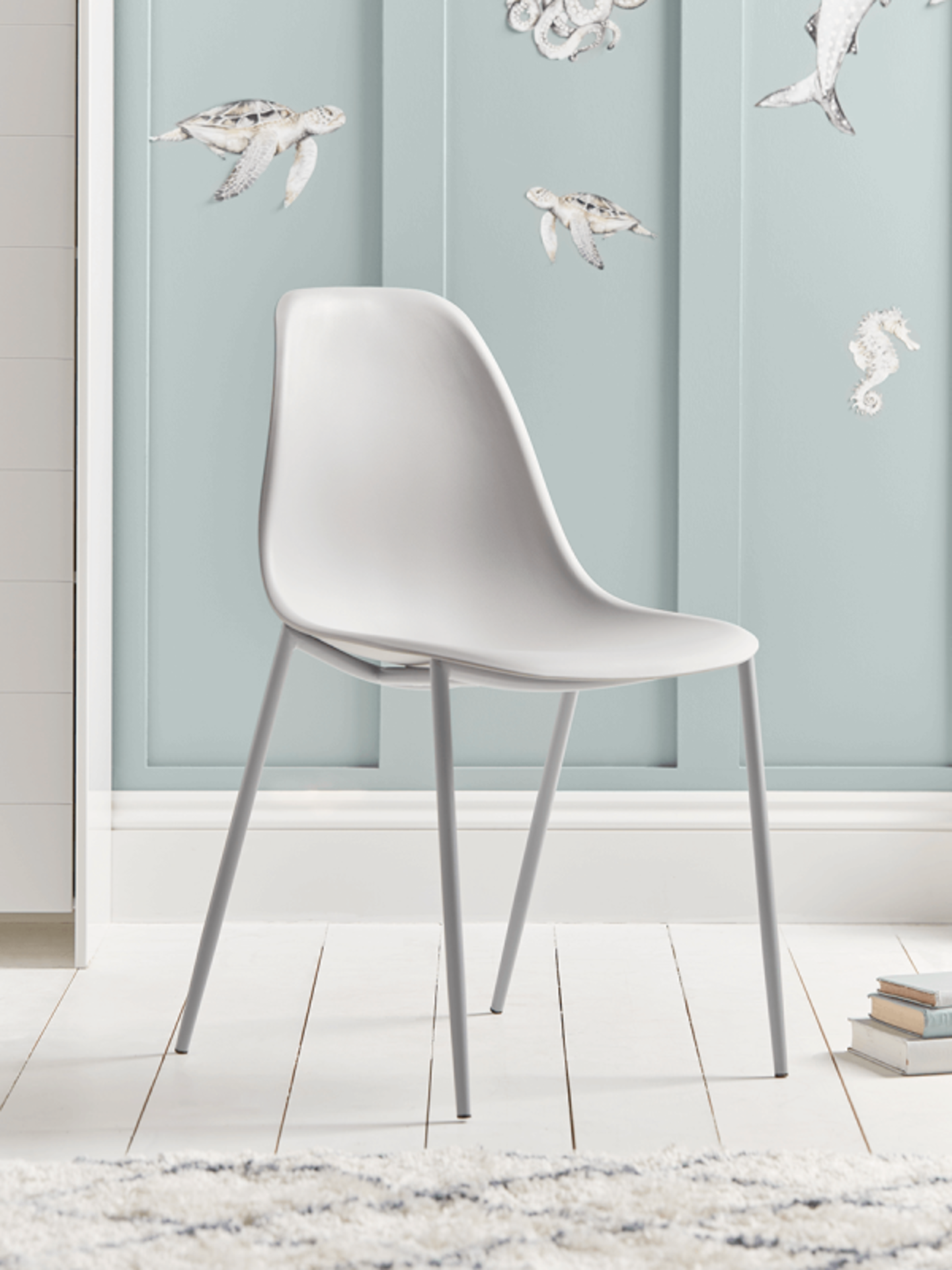 RRP £75 - Willbrook Chair - Soft Grey - (Scratches)