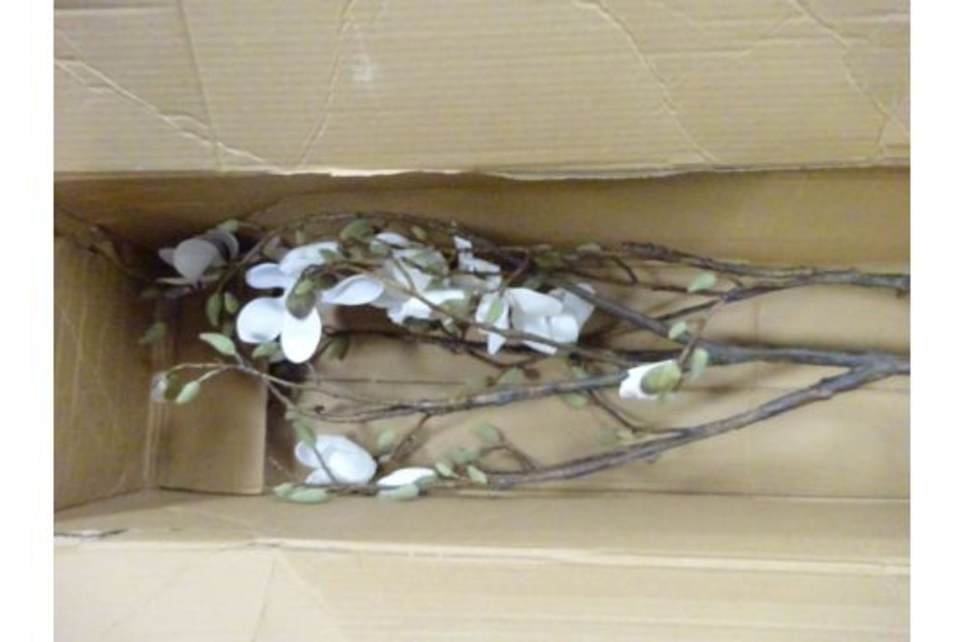 RRP £375 - Faux Potted Magnolia Tree (Multiple Leaves/Flowers Fallen Off) - Image 2 of 3