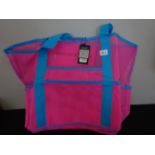 New Pink & Blue Mesh Bag