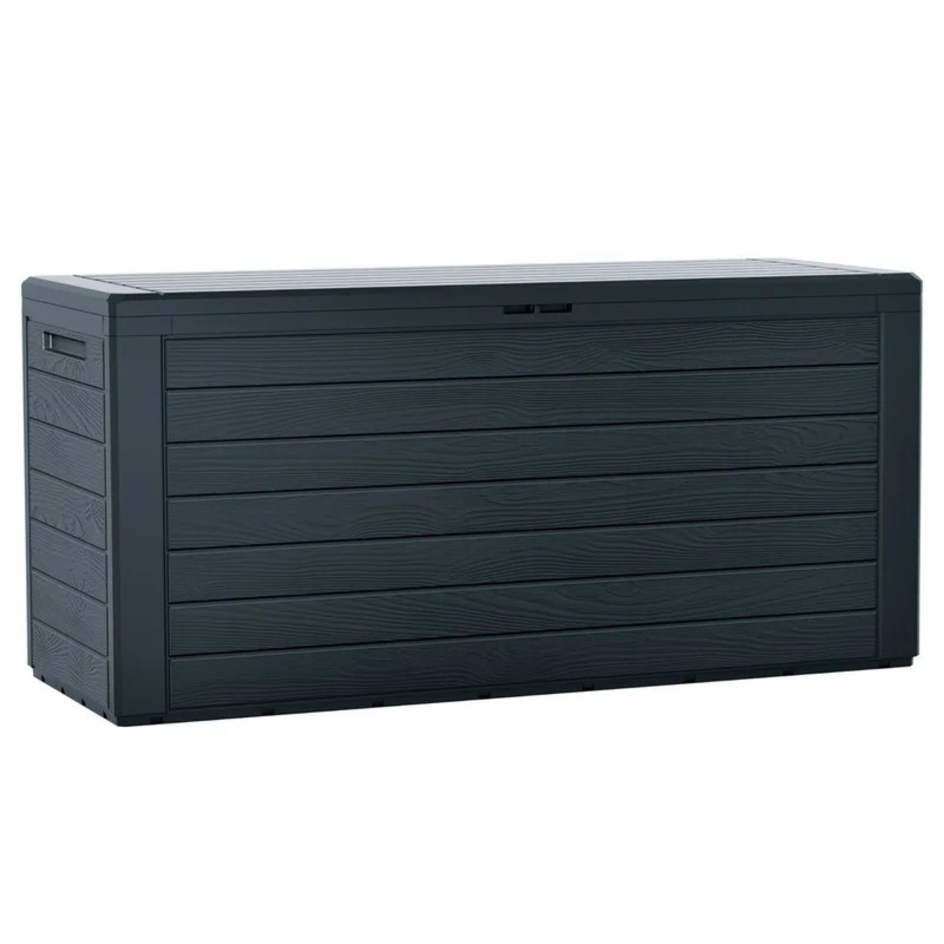 RRP £77.99 - Prosperplast 280 L Manufactured Wood Storage Box