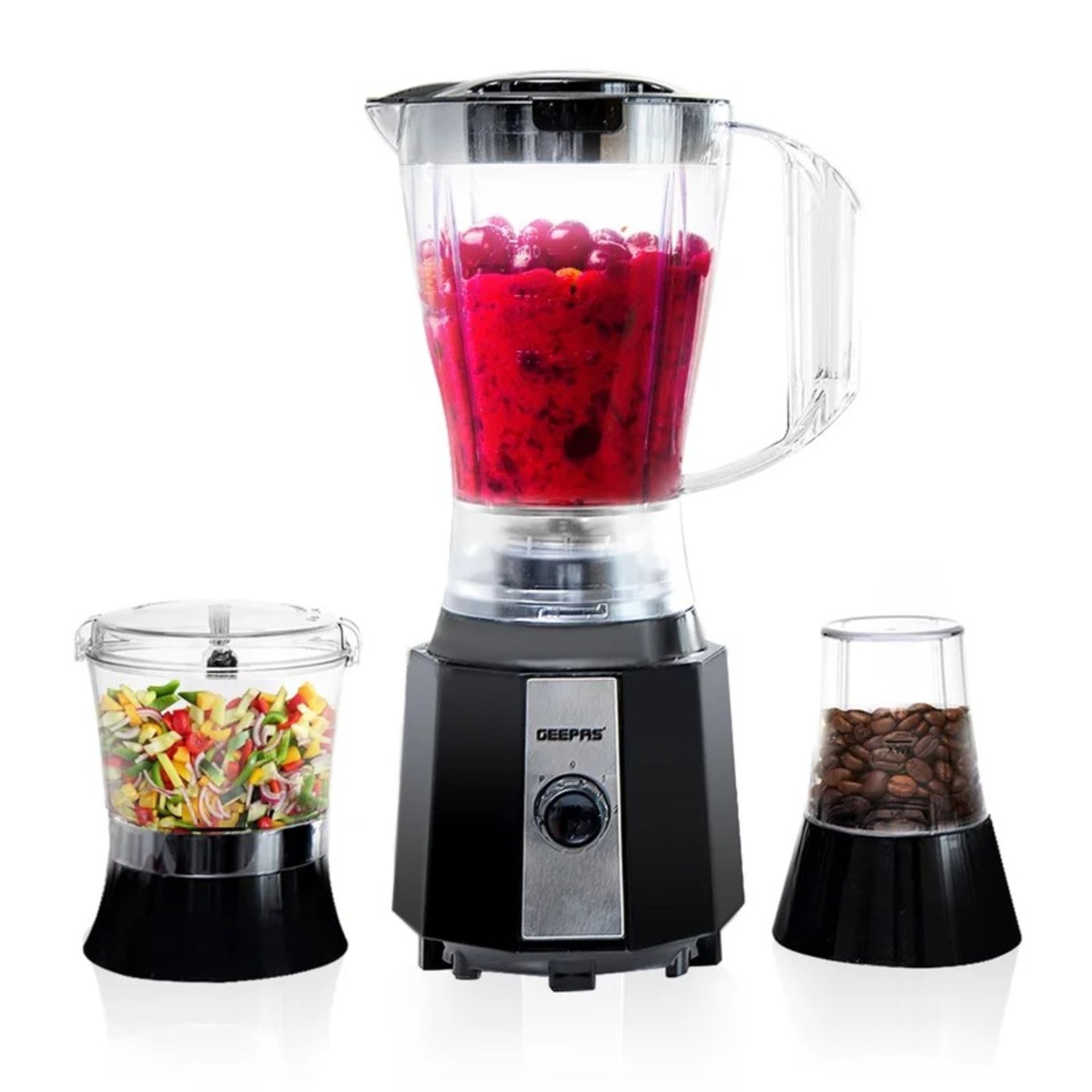 RRP £39.99 - Geepas Food Jug Blender with Jar - Image 2 of 3