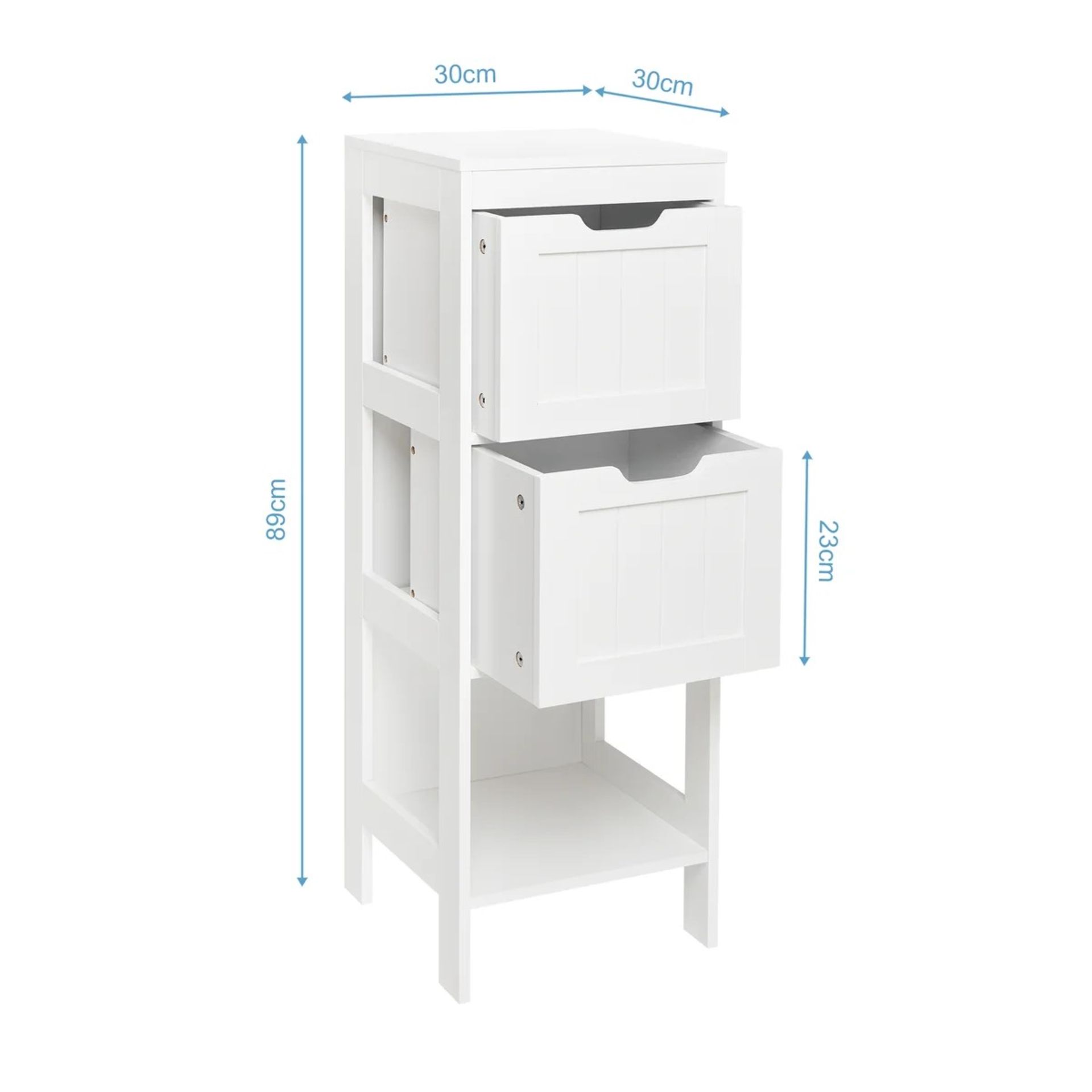 RRP £71.99 - Kern 30Cm W x 89Cm H x 30Cm D Bathroom Storage - Image 3 of 3