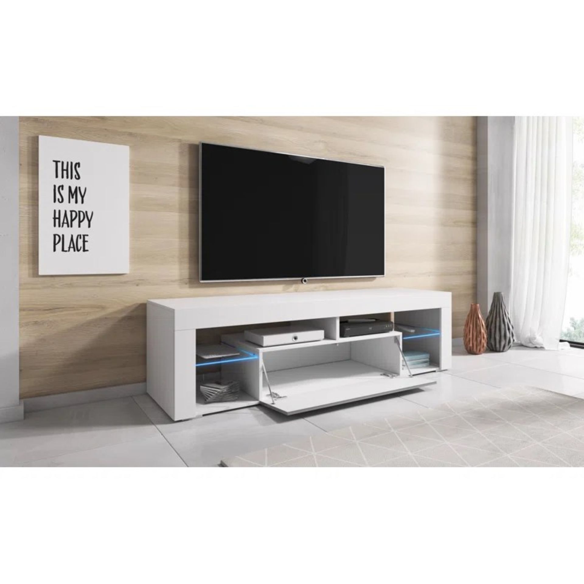 RRP £139.99 - Francis TV Stand for TVs up to 55" - Image 2 of 3