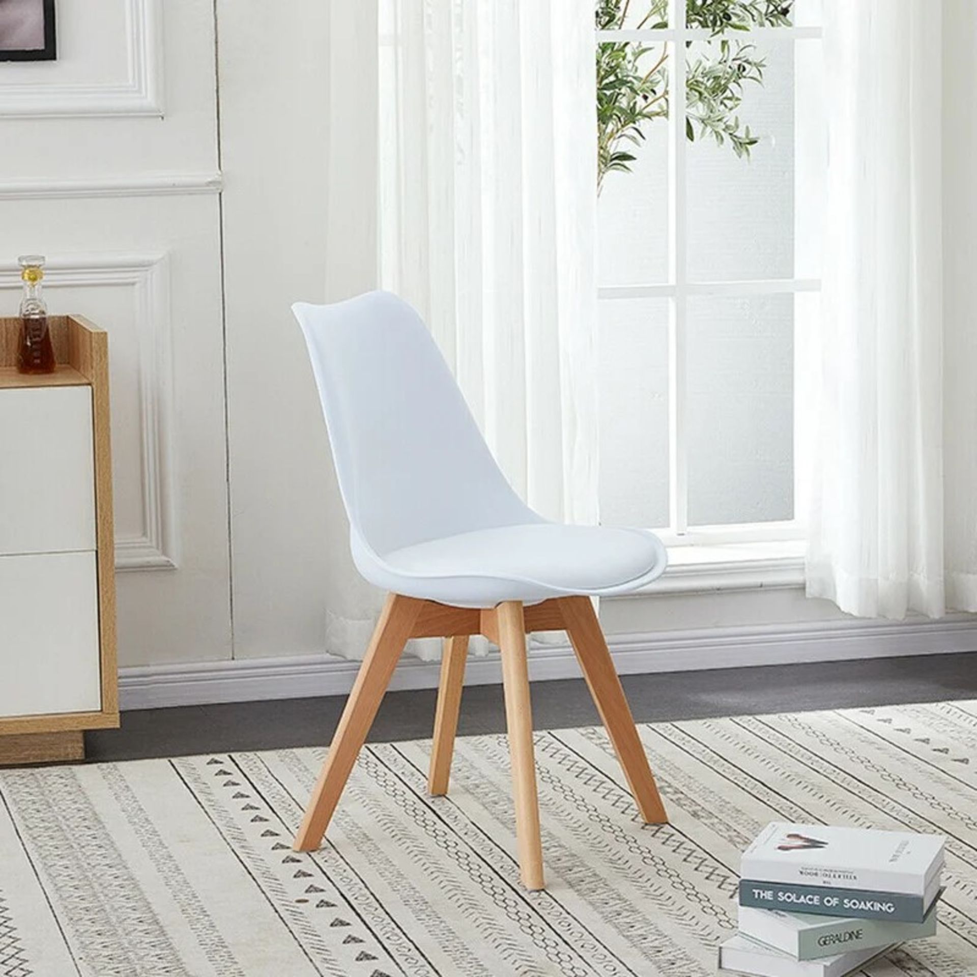 RRP £171.99 - Tidaholm Side Chair in White (Set of 4) - Image 2 of 2