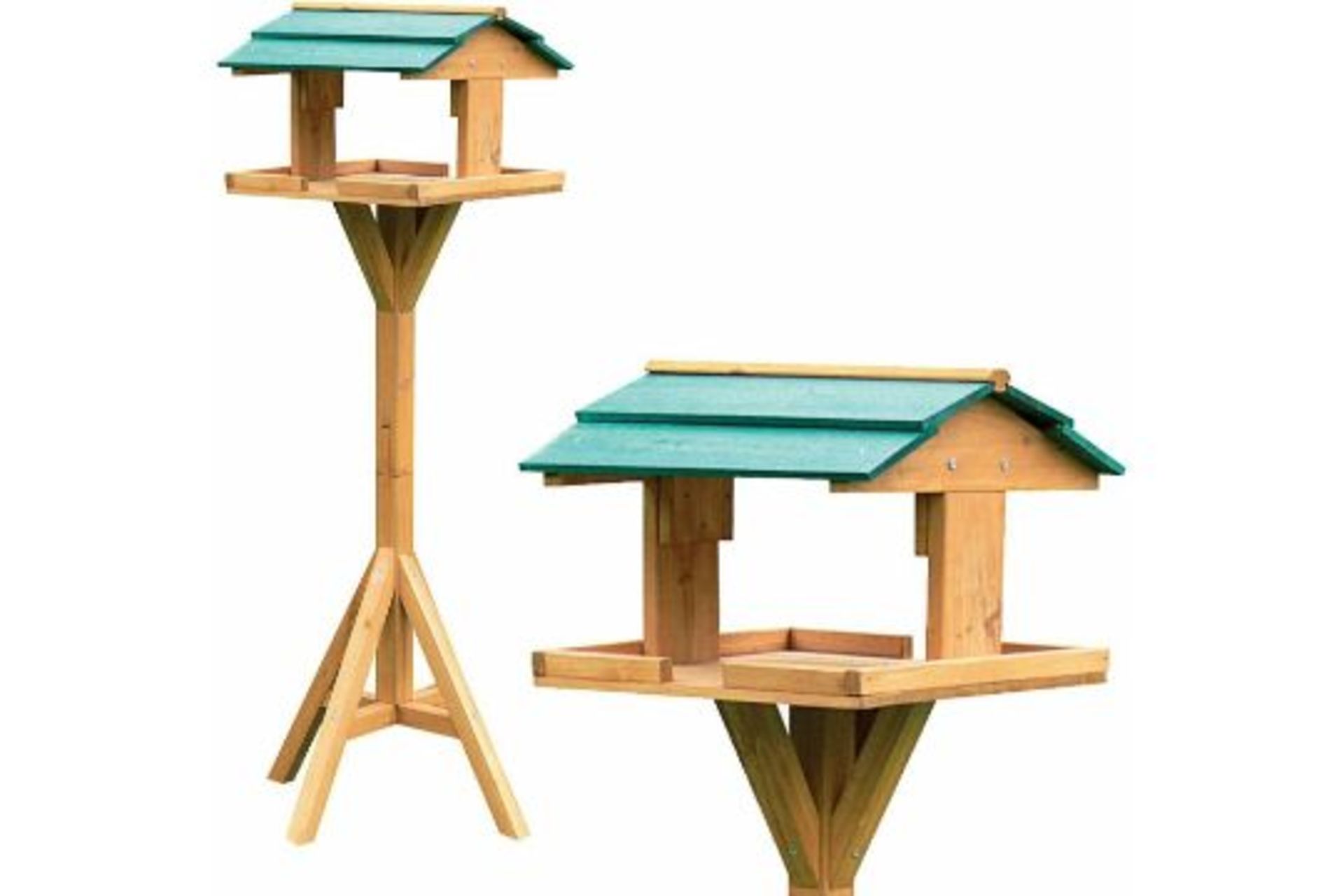 New 118cm Traditional Wooden Bird Feeding Table