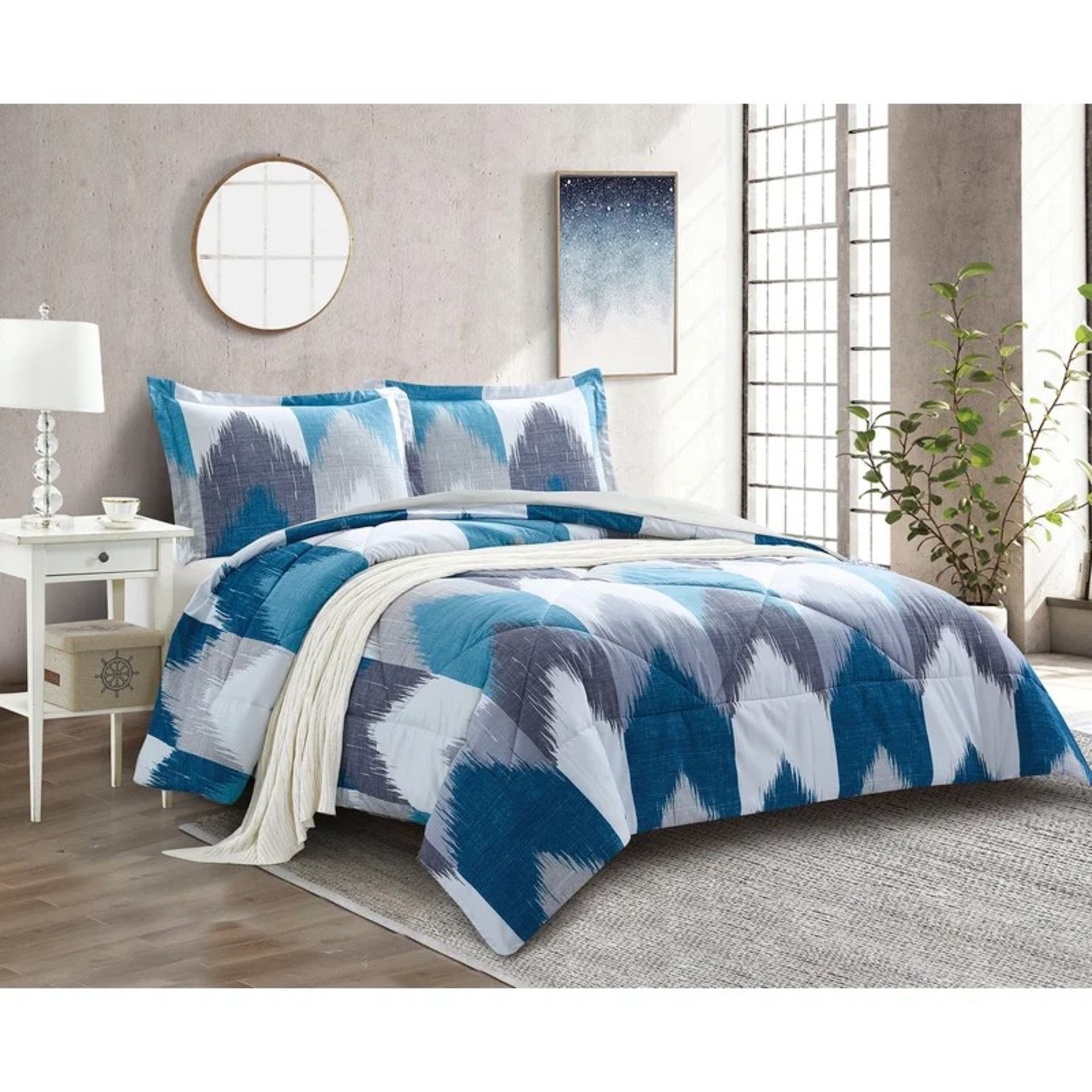 RRP £56.99 - 3FT Single Durango Bedspread Set with a pillow