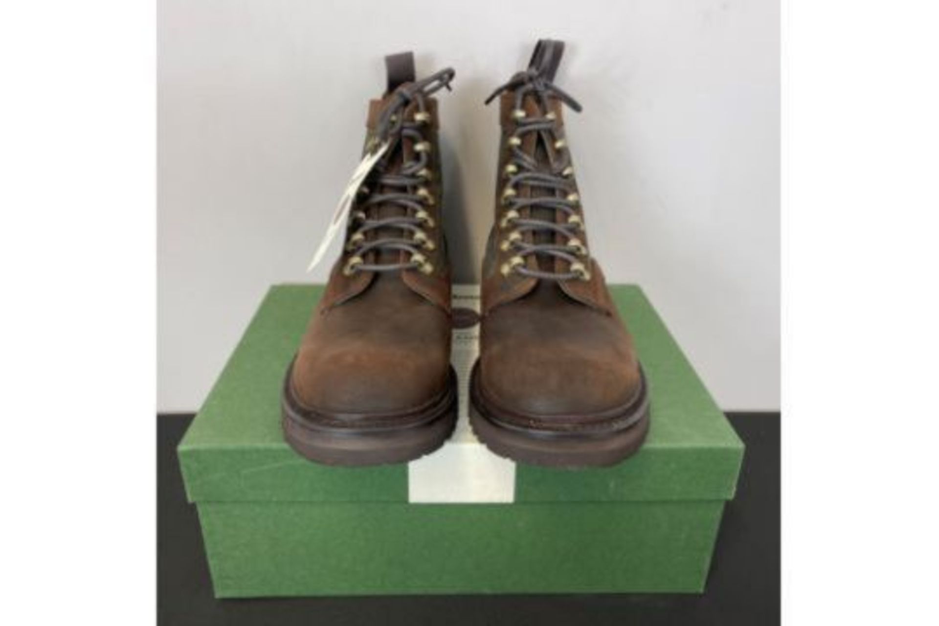 RRP - £189 - NEW SIZE 9 BARBOUR JOSEPH CHEANEY RELOVED BROWN POLEBROOK - Image 2 of 2