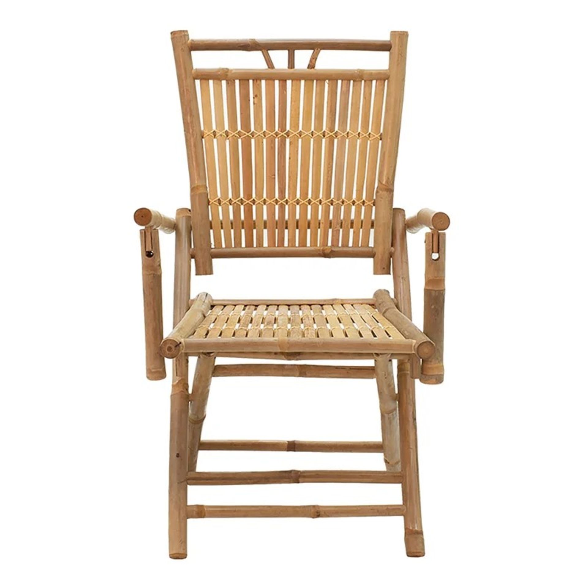 RRP £79.99 - Bamboo Patio Dining Armchair