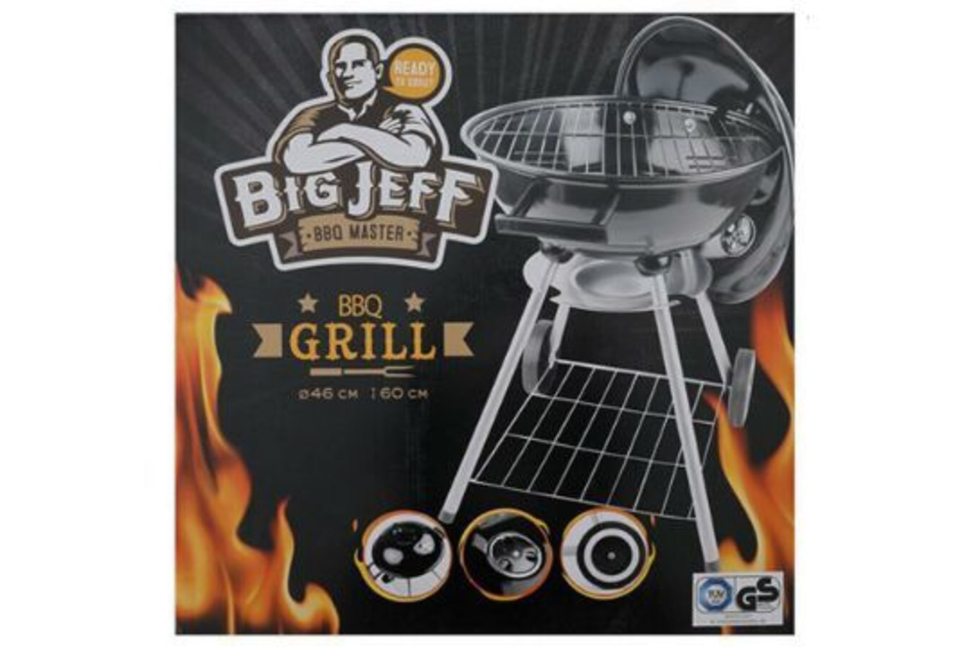 New Big Jeff BBQ Master 46cm BBQ Grill - Image 3 of 3