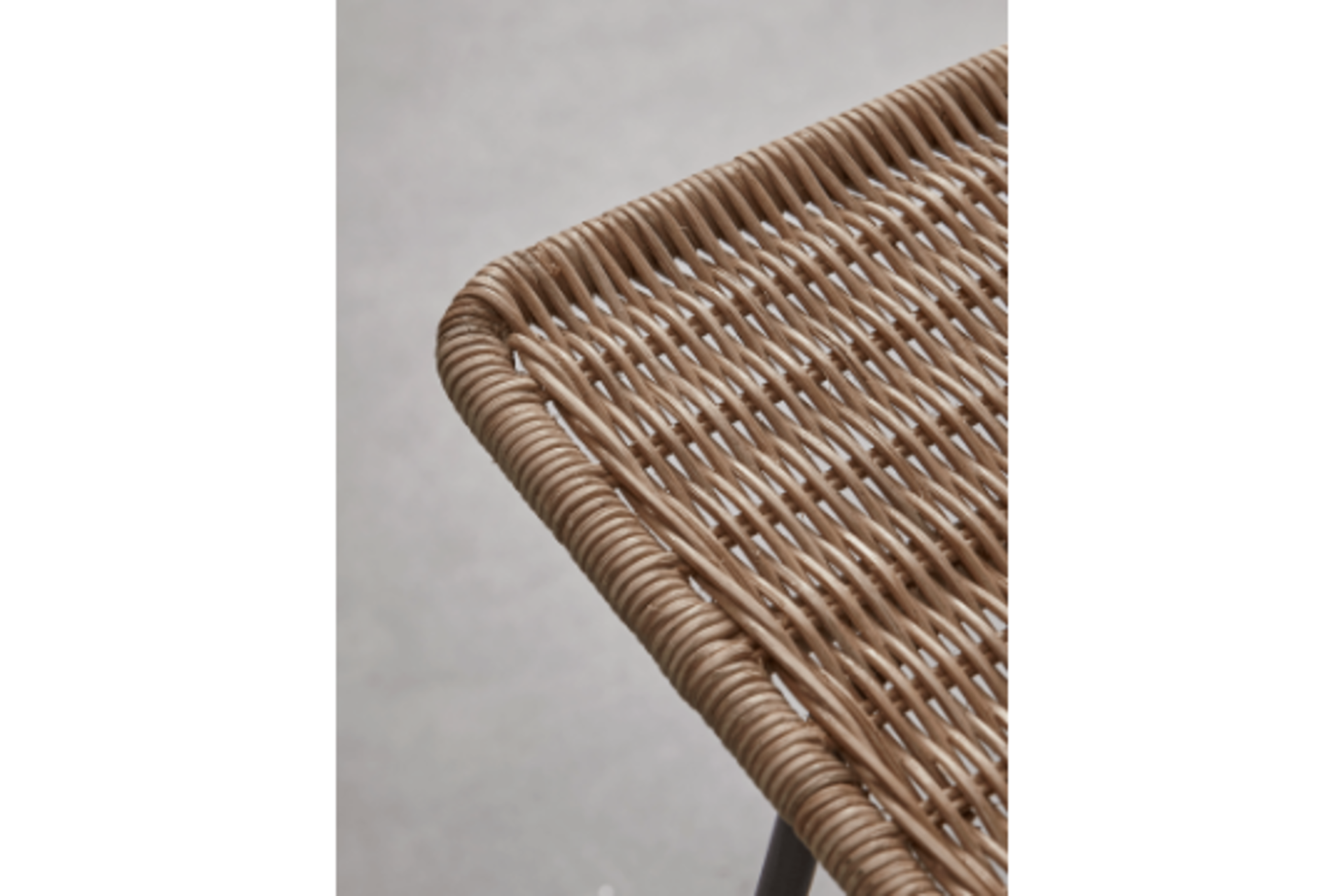 RRP £475 - Wicker Bench (Scuff On Leg) - Image 2 of 4