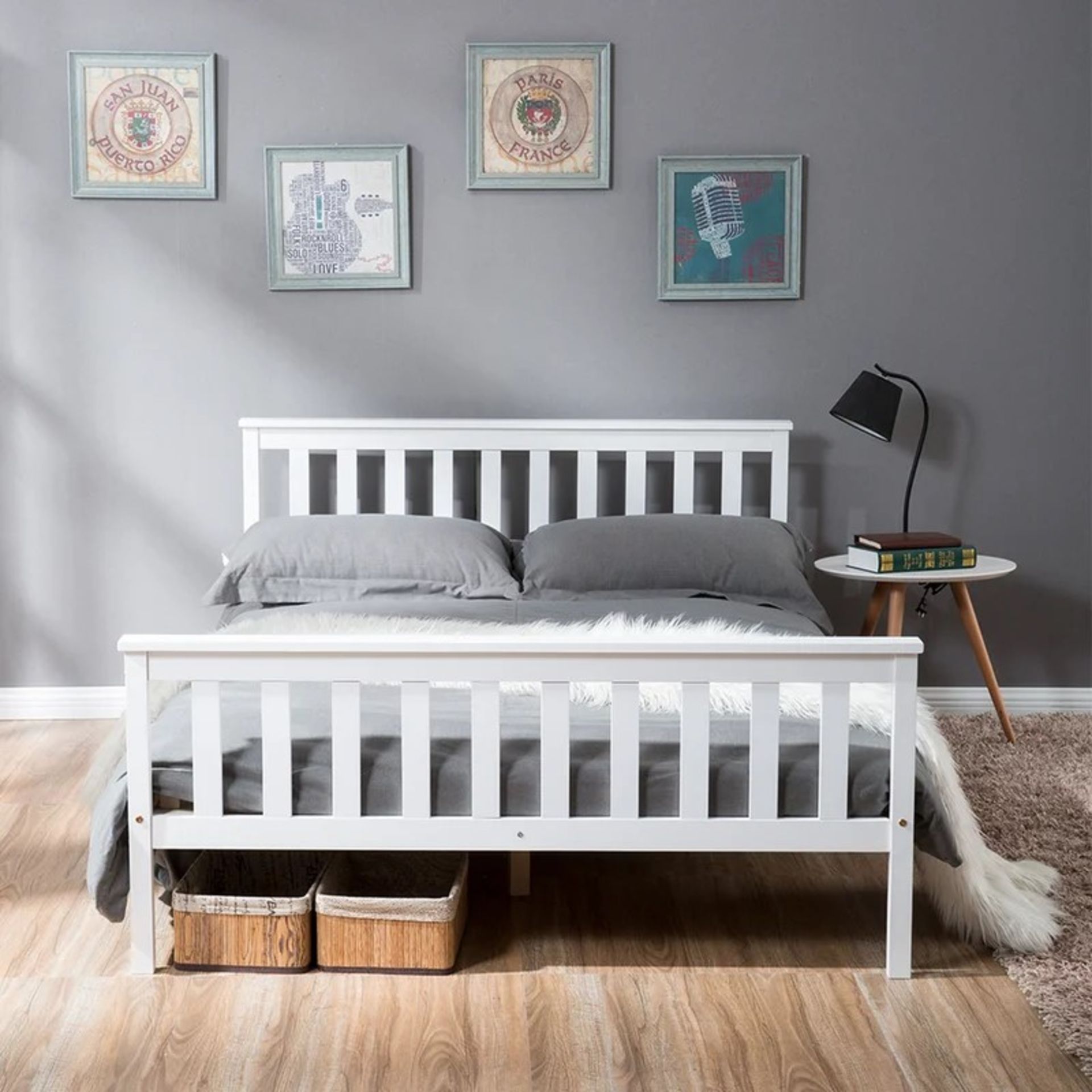 RRP £235.99 - 4FT 6 Double Caraban Bed Frame