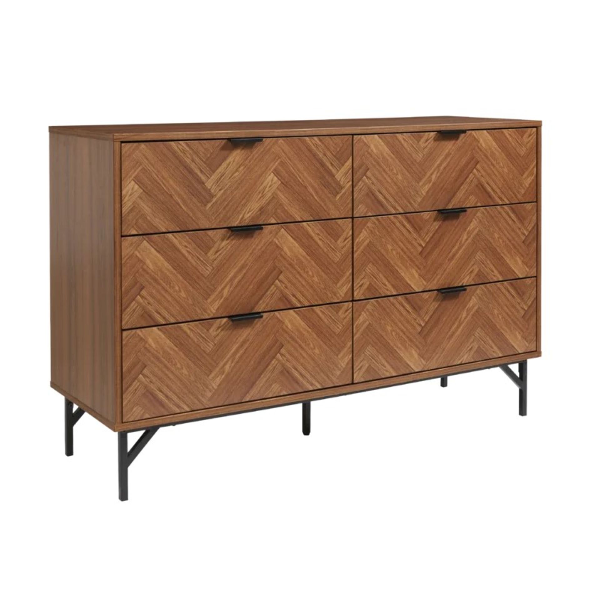 RRP £309.99 - Cornette 6 Drawer 120Cm W Chest Of Drawers - Image 3 of 3