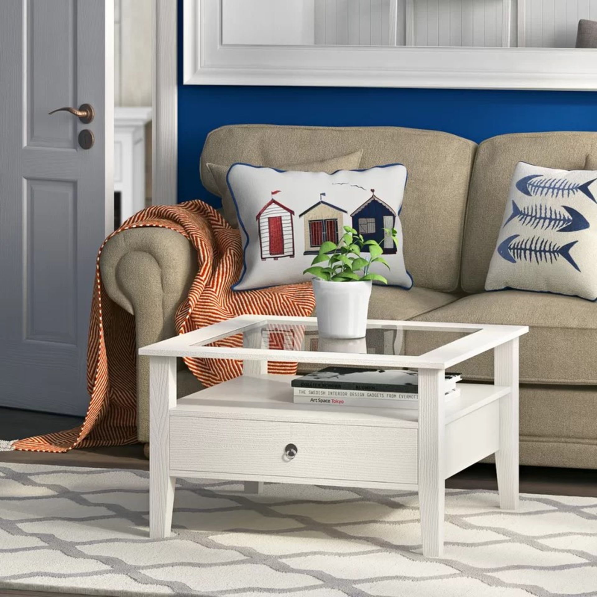 RRP £239.99 - Swansea Coffee Table with Magazine Rack