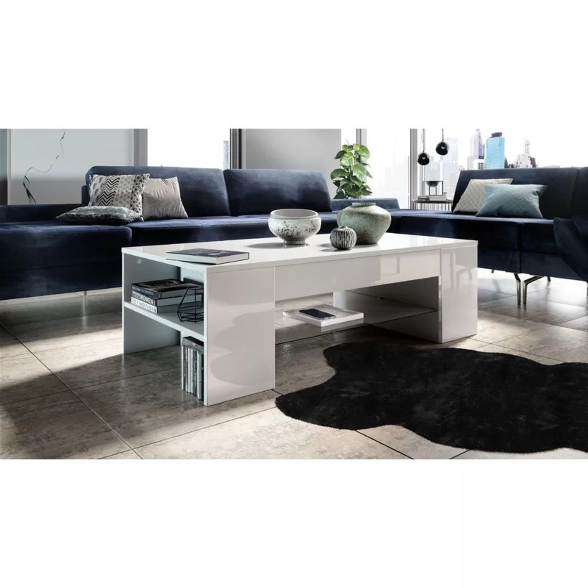RRP £209.99 - Mazzone Coffee Table with Storage