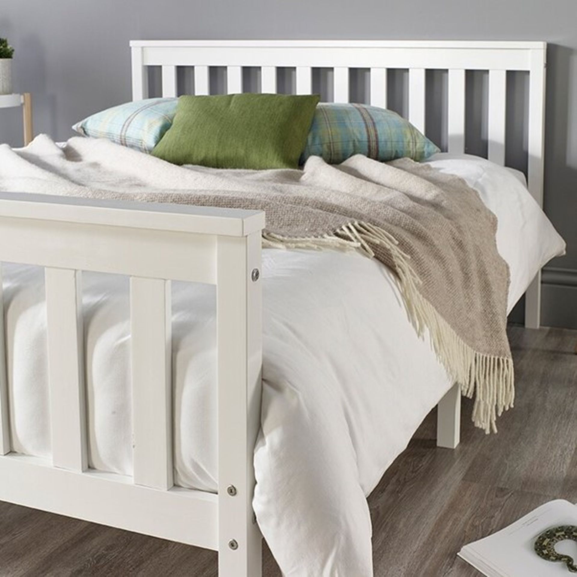 RRP £121 - 4FT 6 Double Aadi Bed Frame - Image 3 of 3
