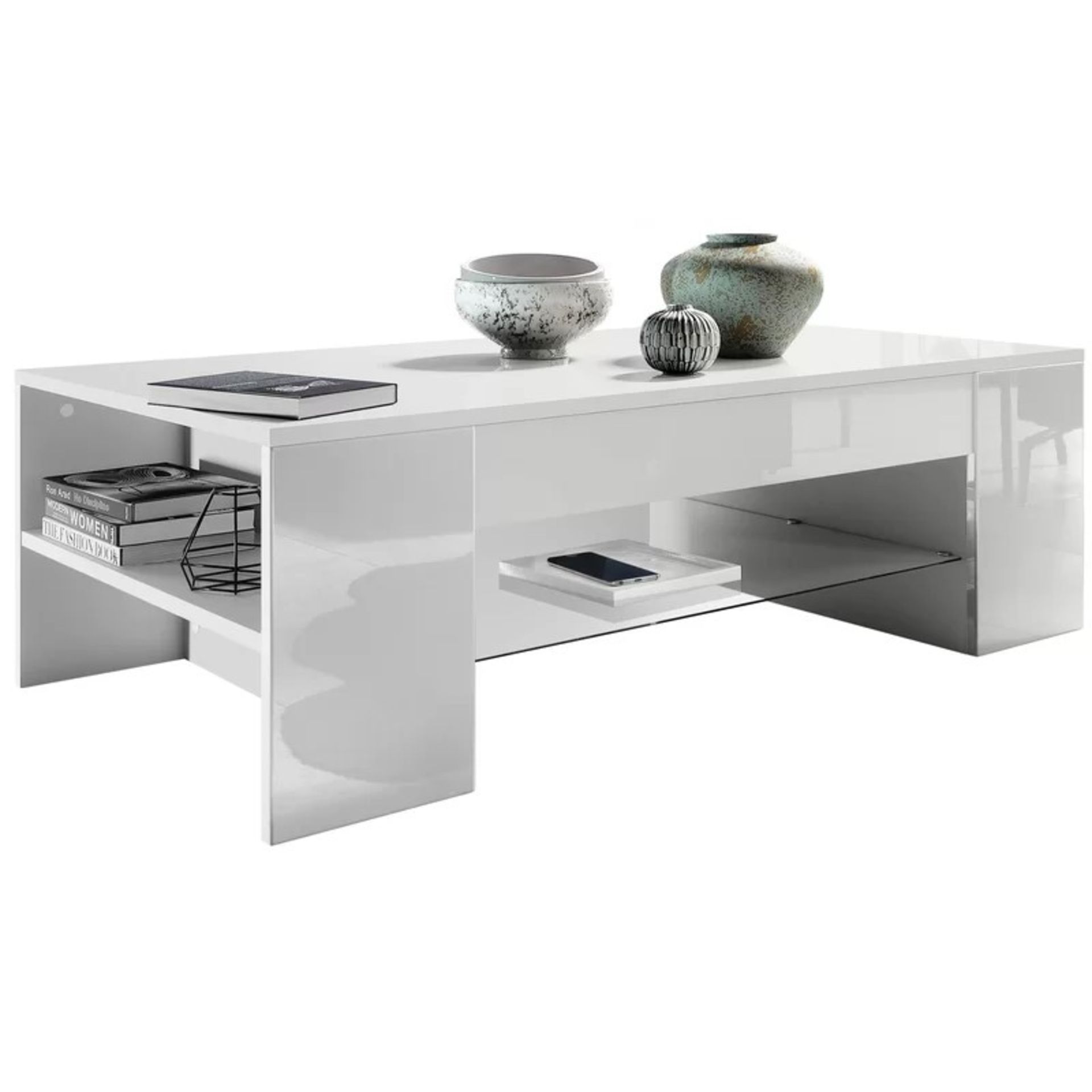 RRP £209.99 - Mazzone Coffee Table with Storage - Image 2 of 2